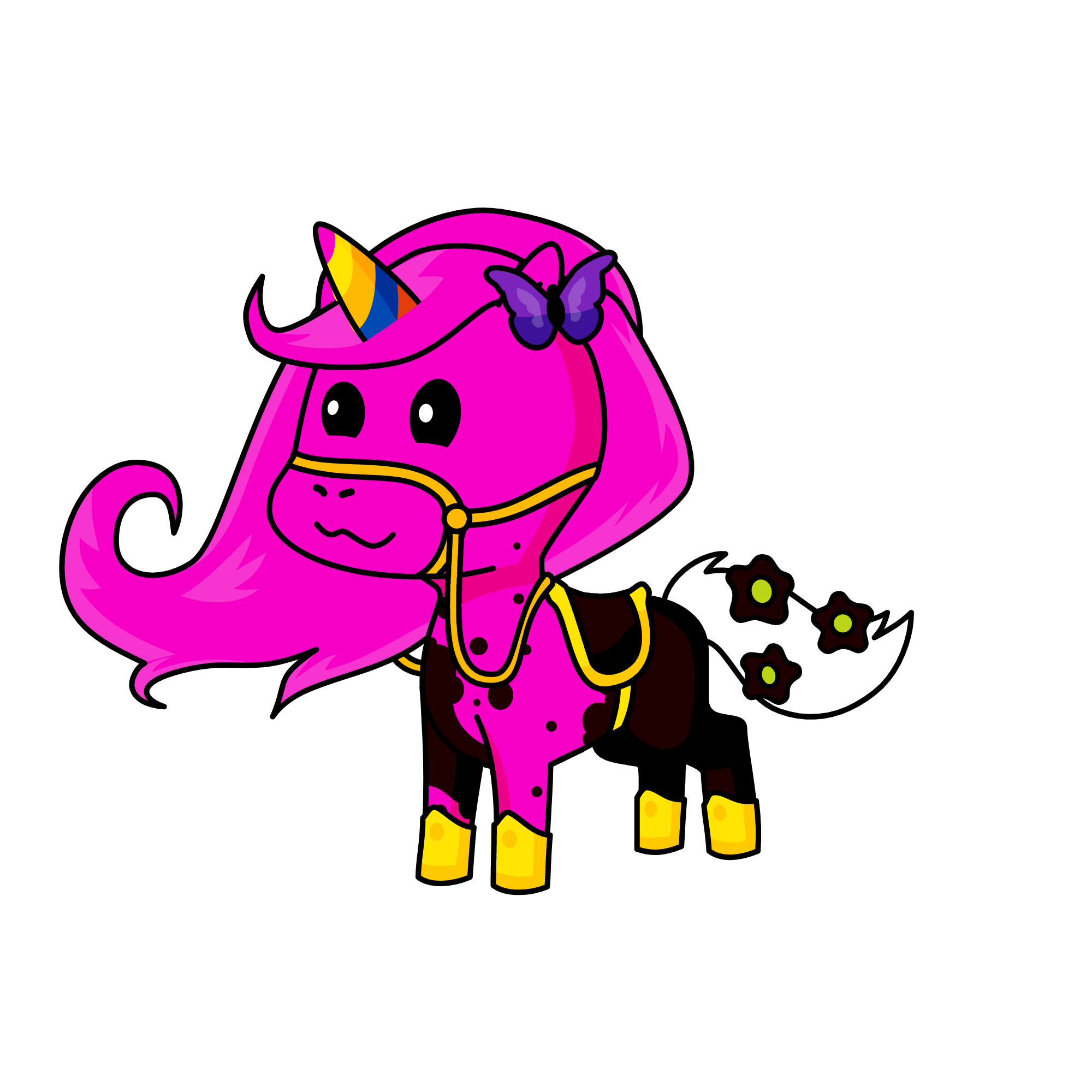 Pinky, the unicorn