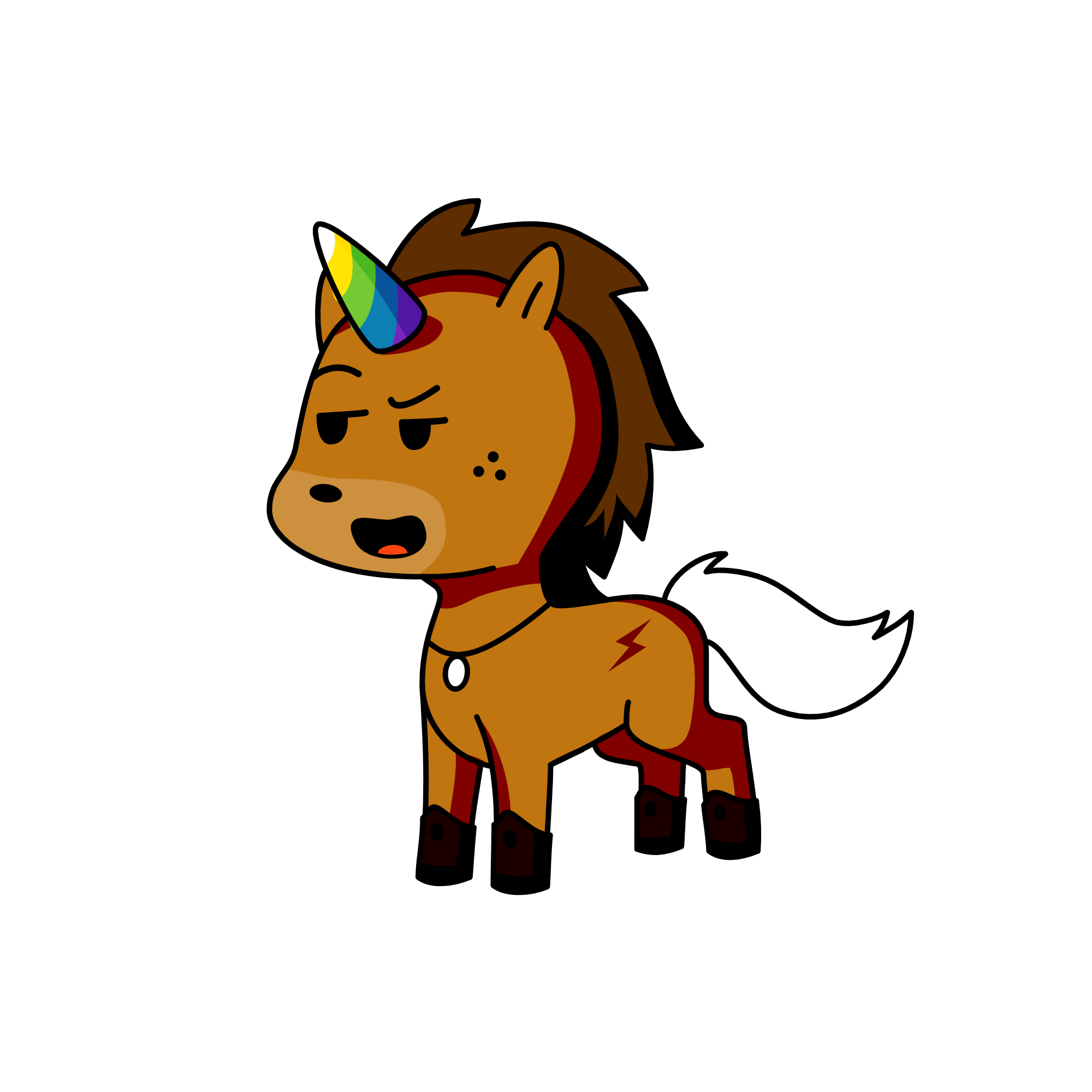 Dash, the unicorn