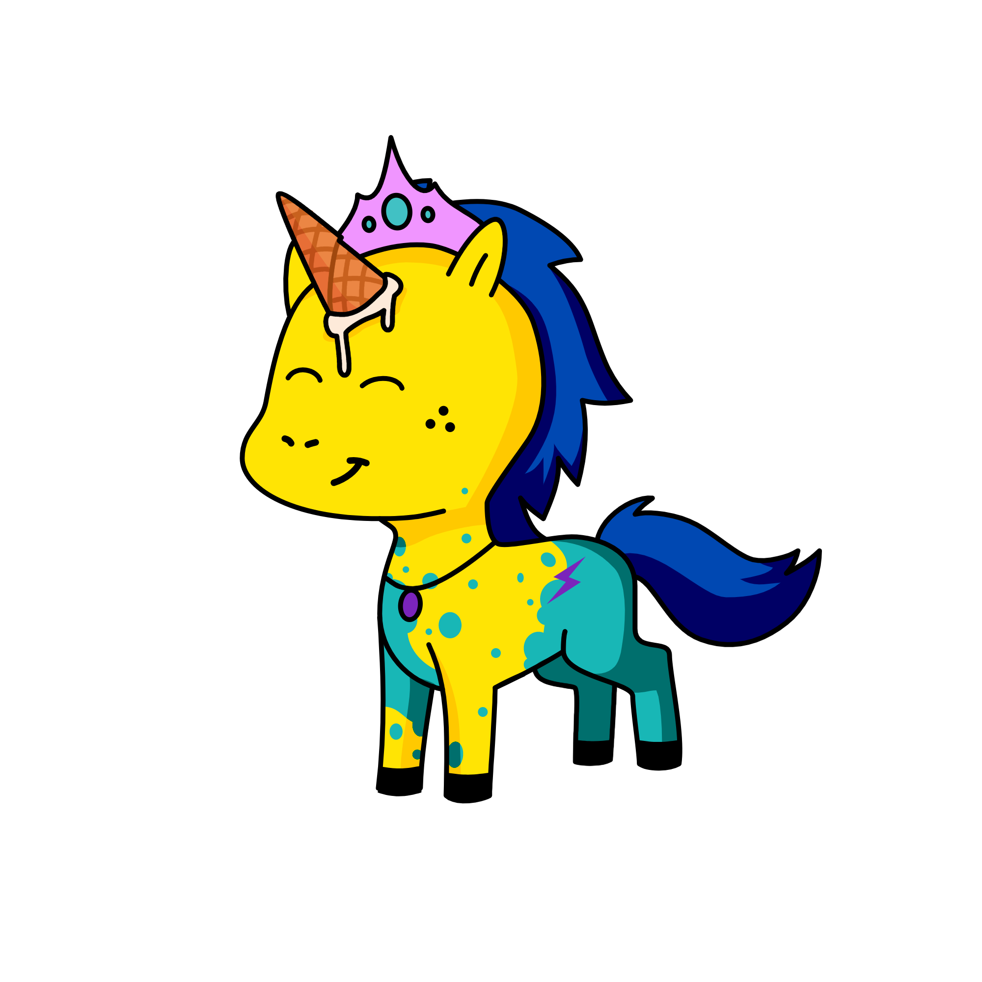 Ice cream, the unicorn