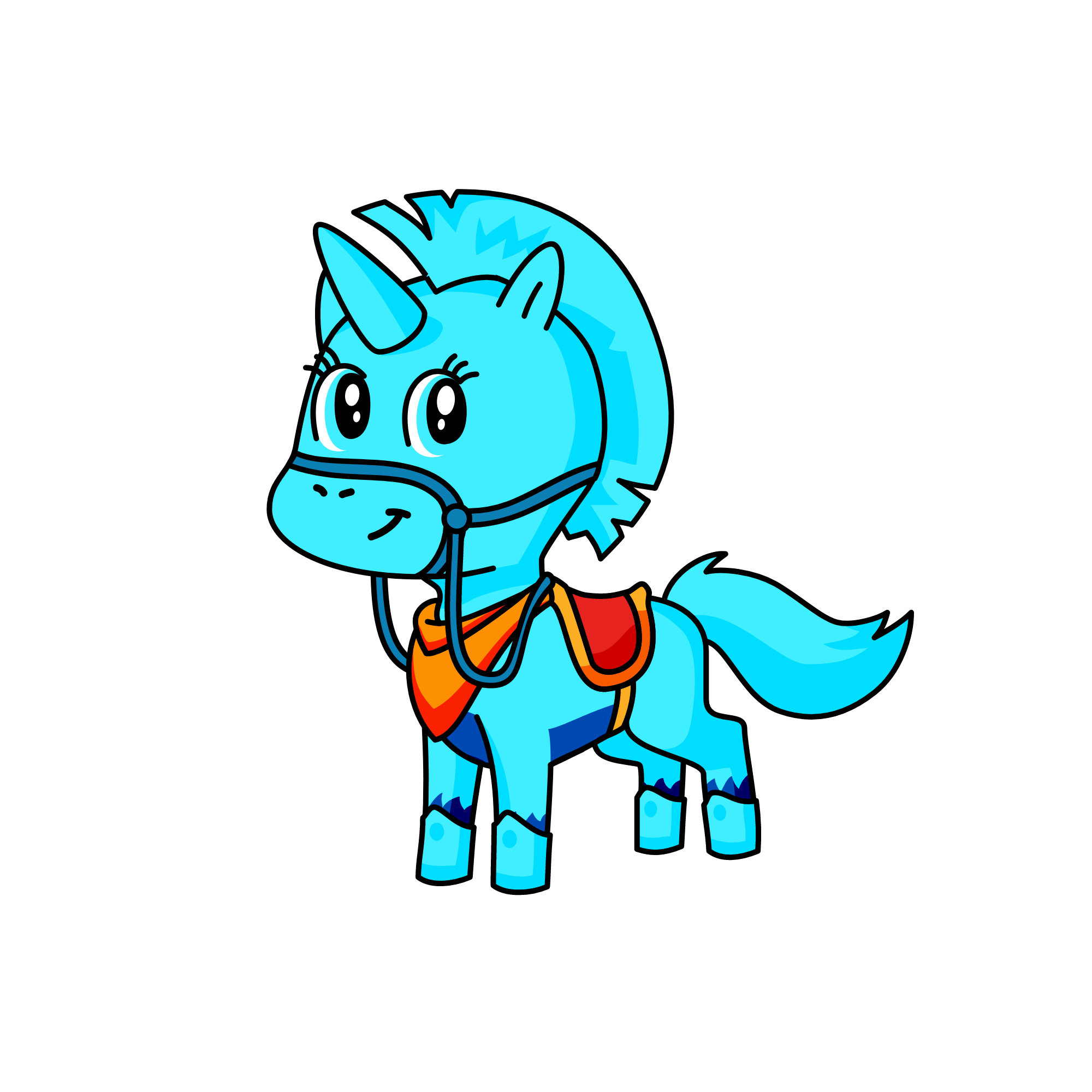 o unicornio das neves, the unicorn