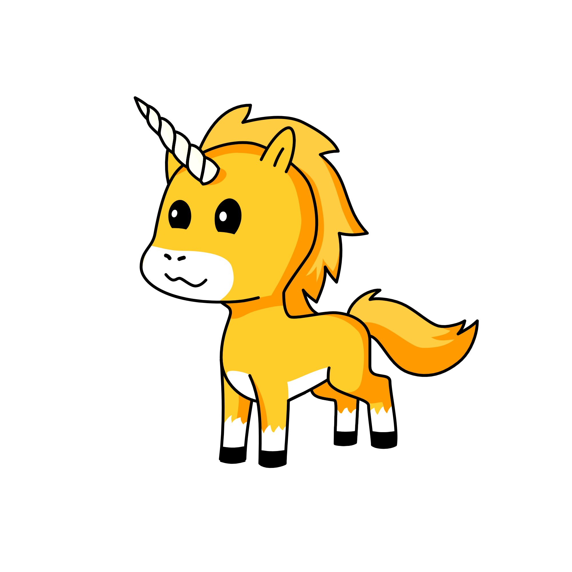 Goldie, the unicorn
