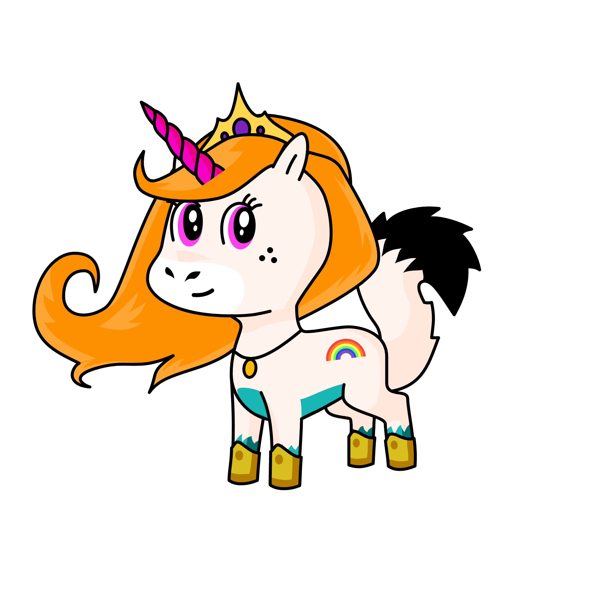 KAR KRALİÇESİ ELENA, the unicorn