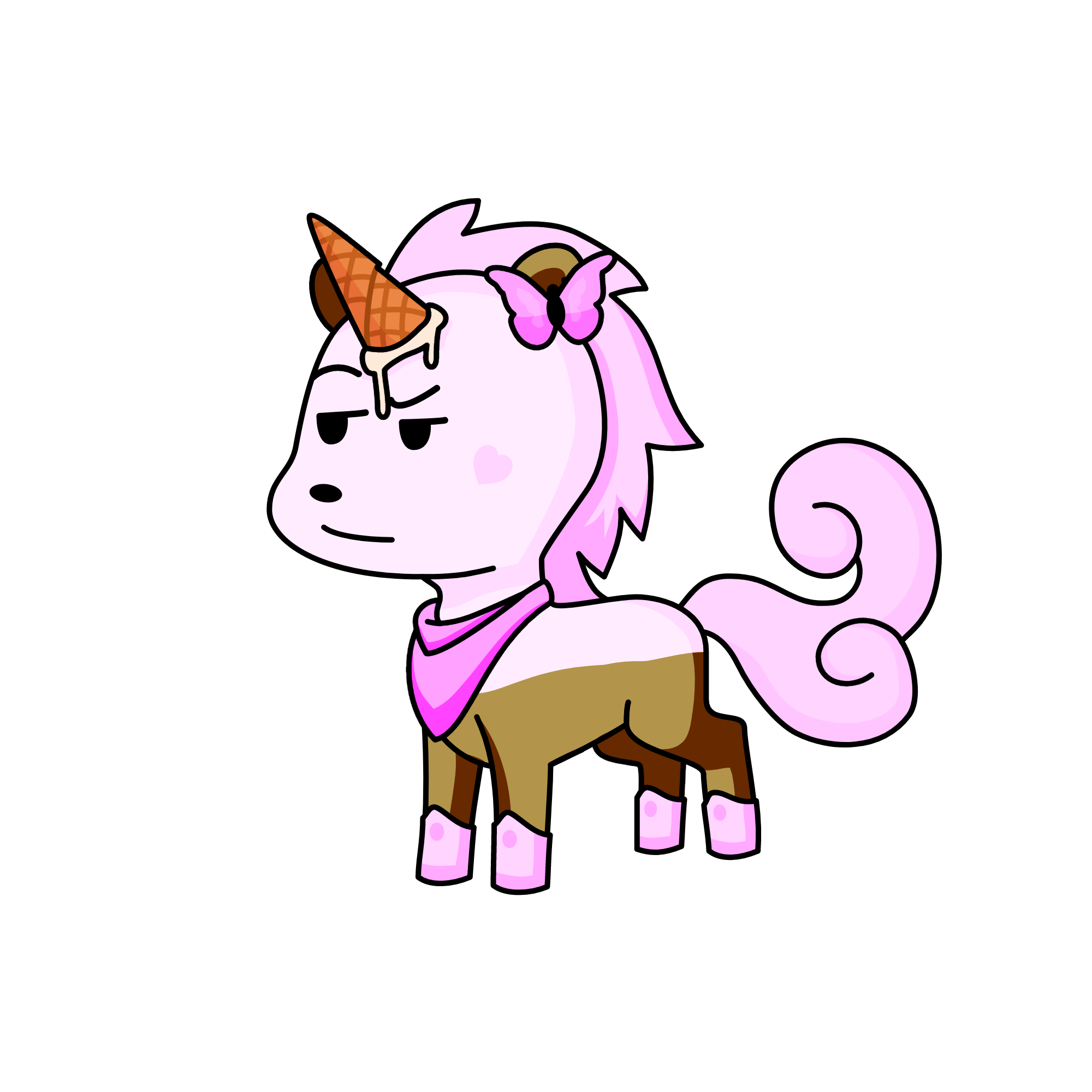 strawberry, the unicorn