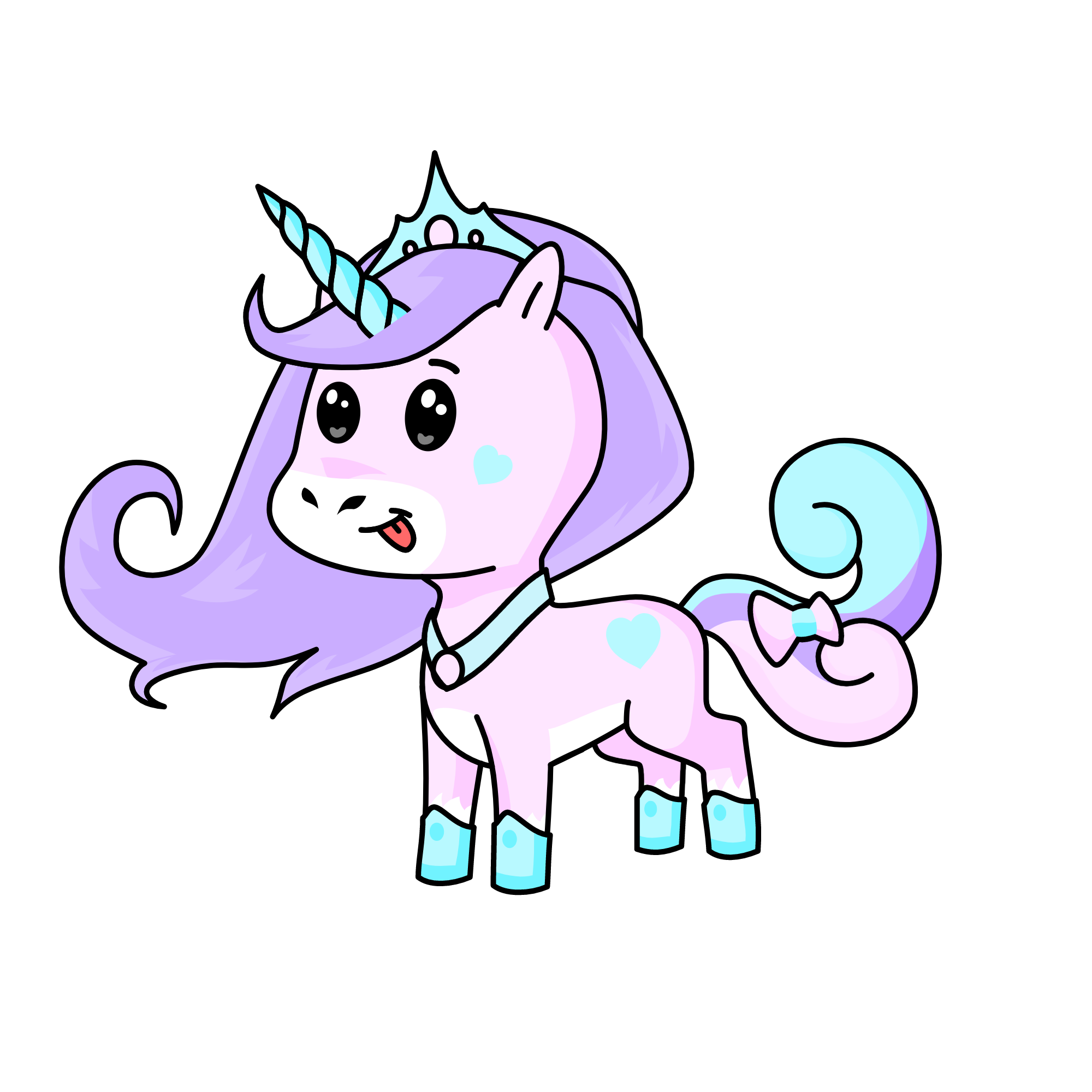 Glitter, the unicorn