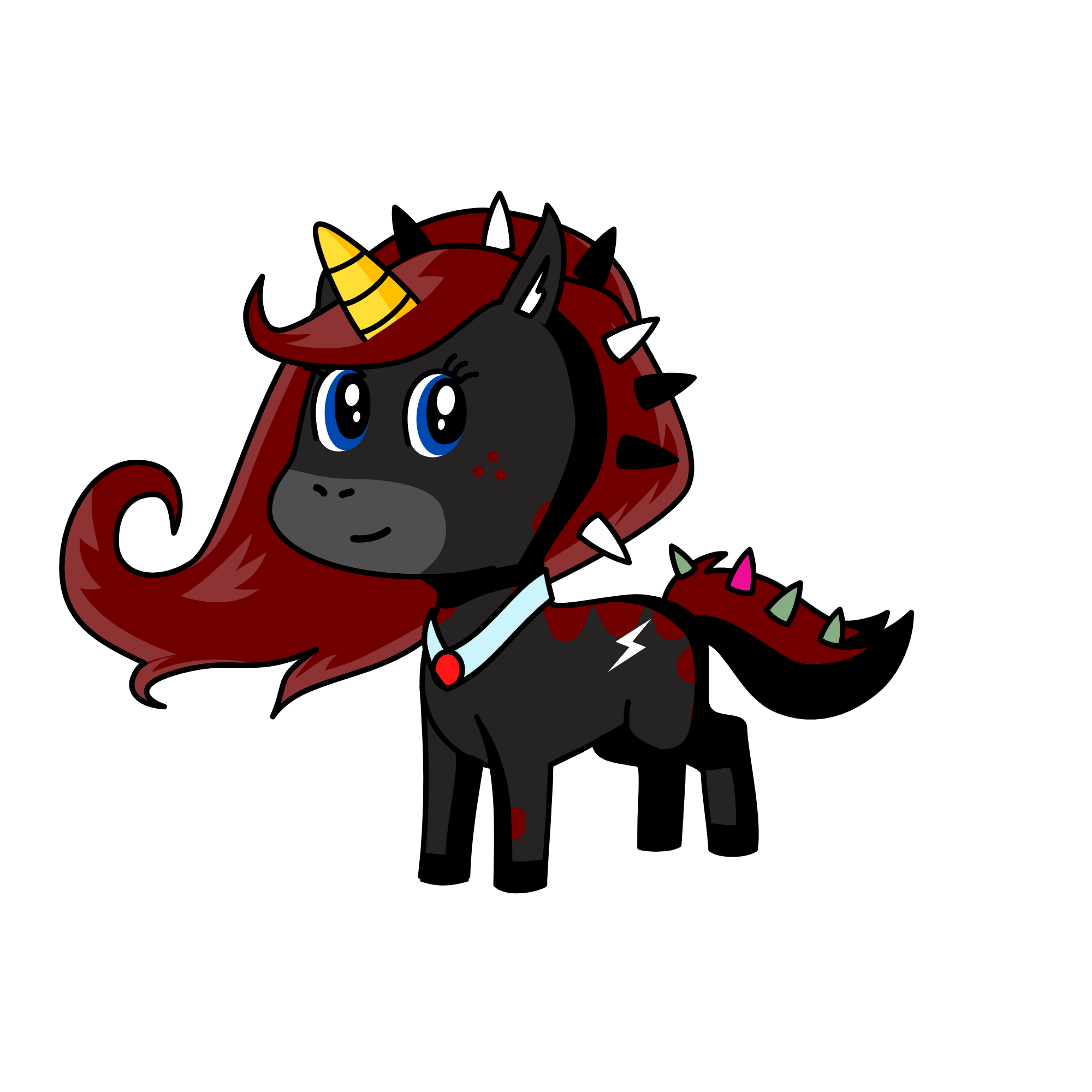 Midnight, the unicorn