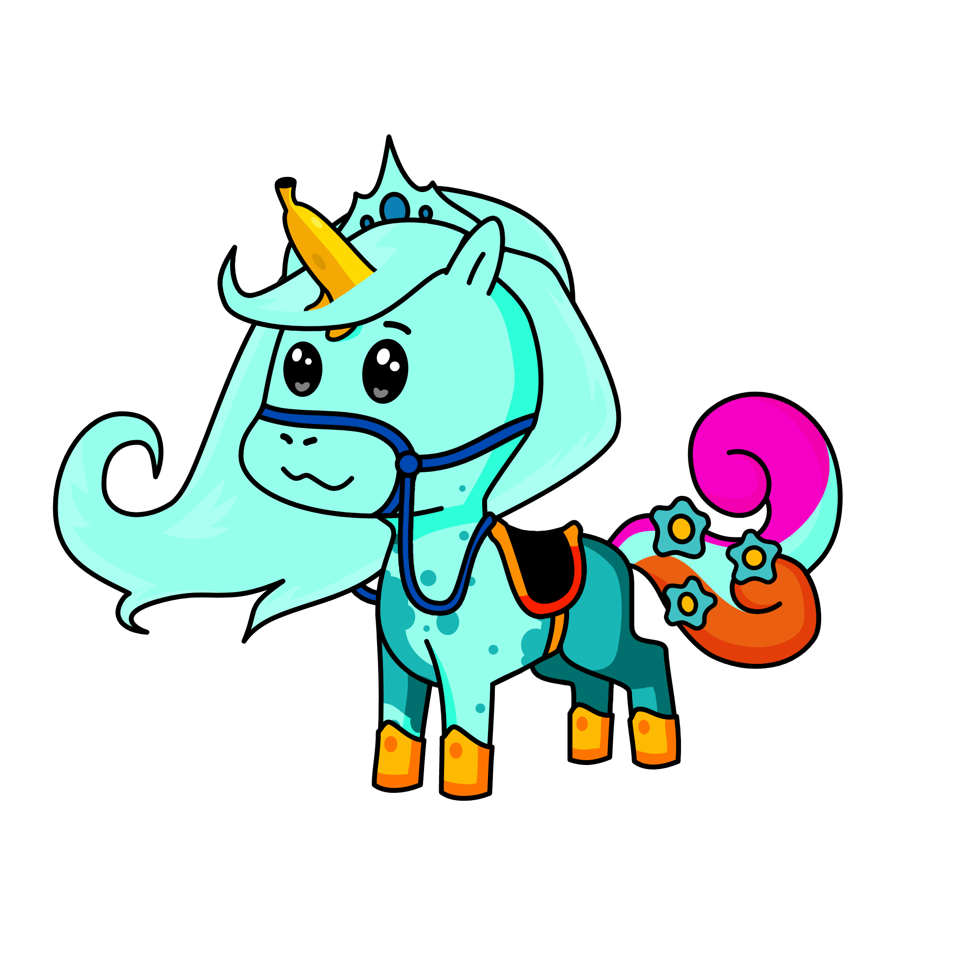 Shiny, the unicorn