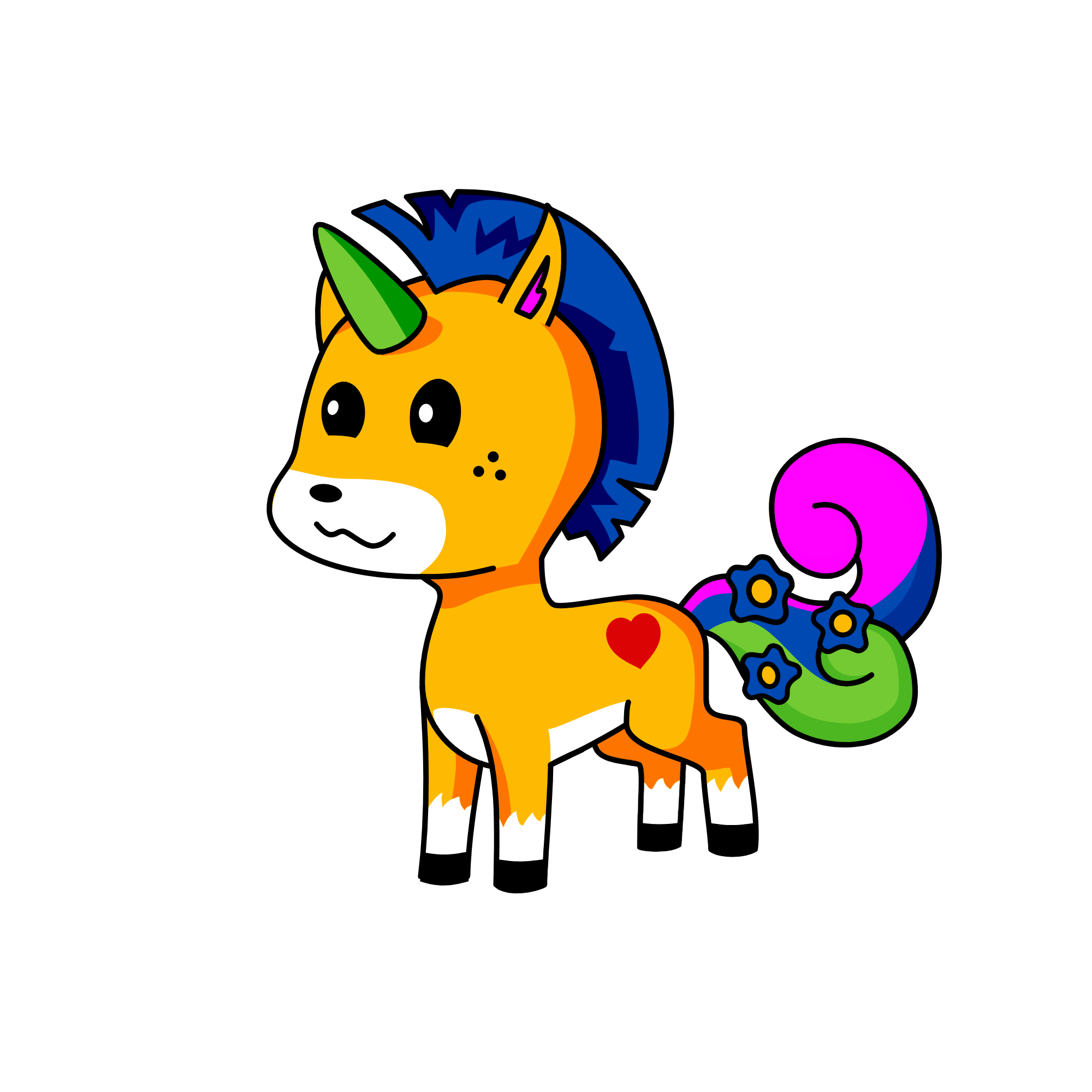 fgvbhnjmk, the unicorn