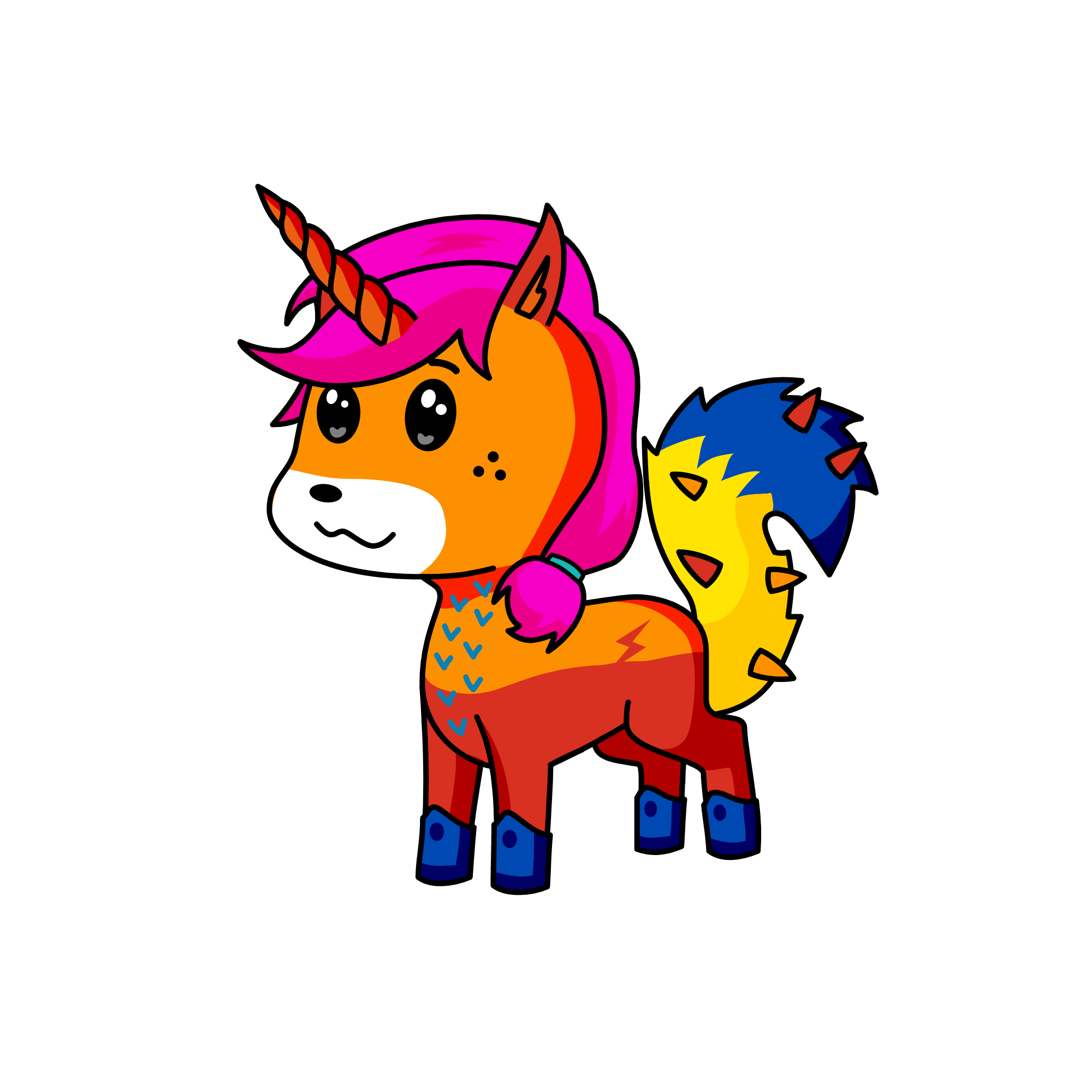 Fox, the unicorn