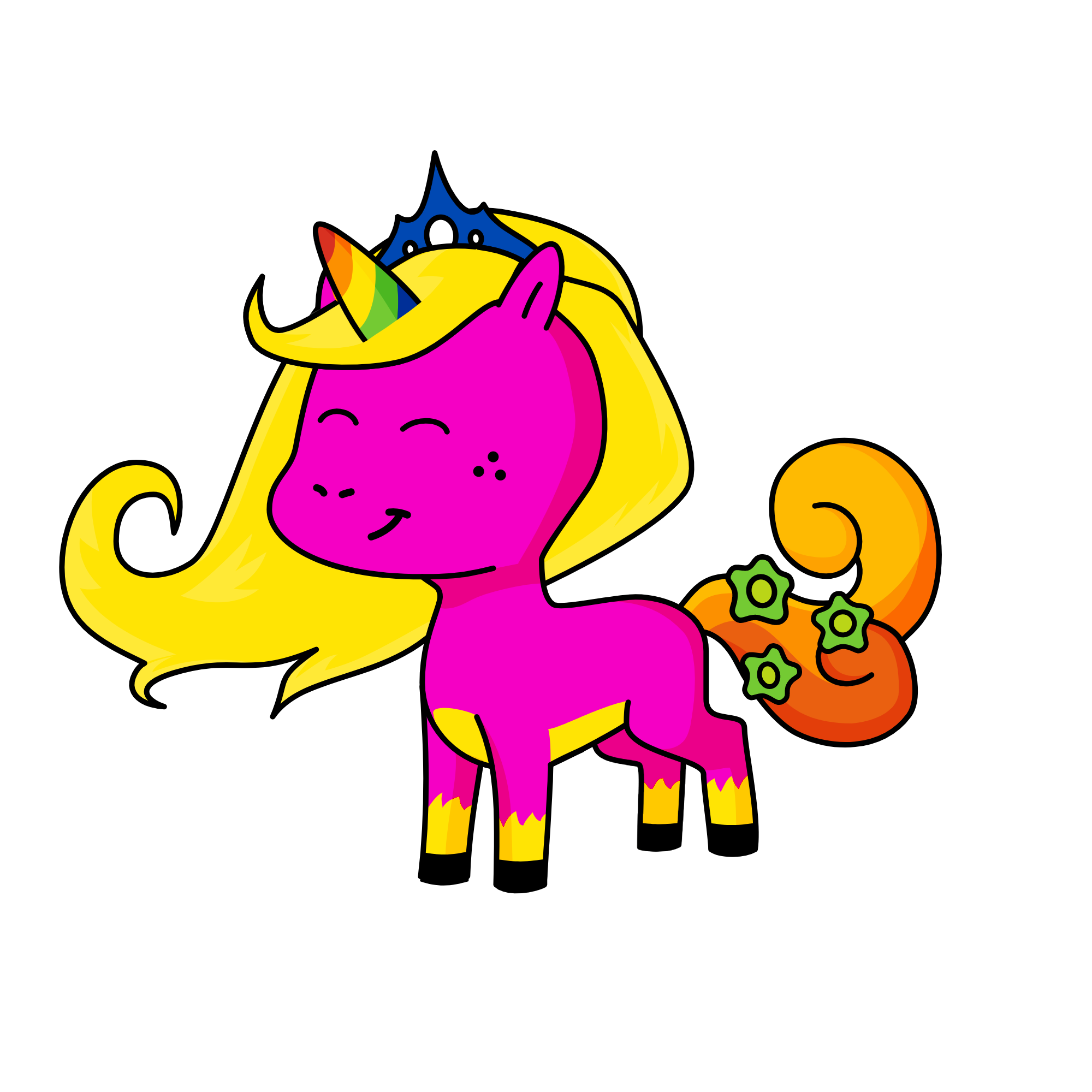 Princess Rainbow, the unicorn