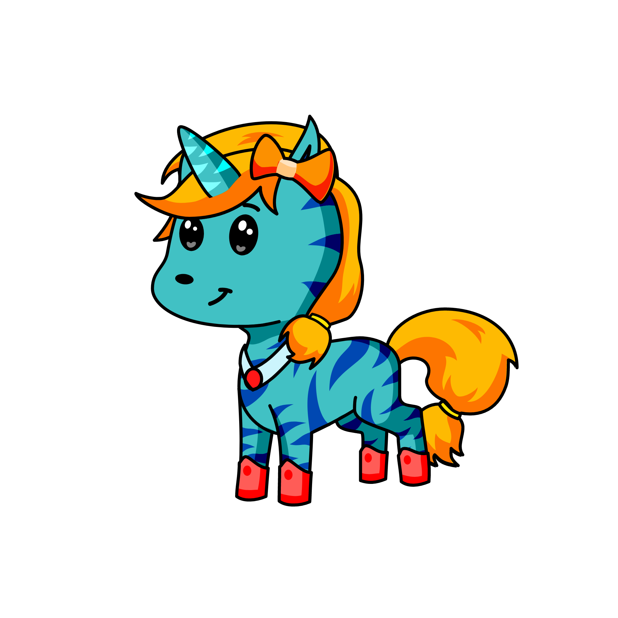 Наря, the unicorn