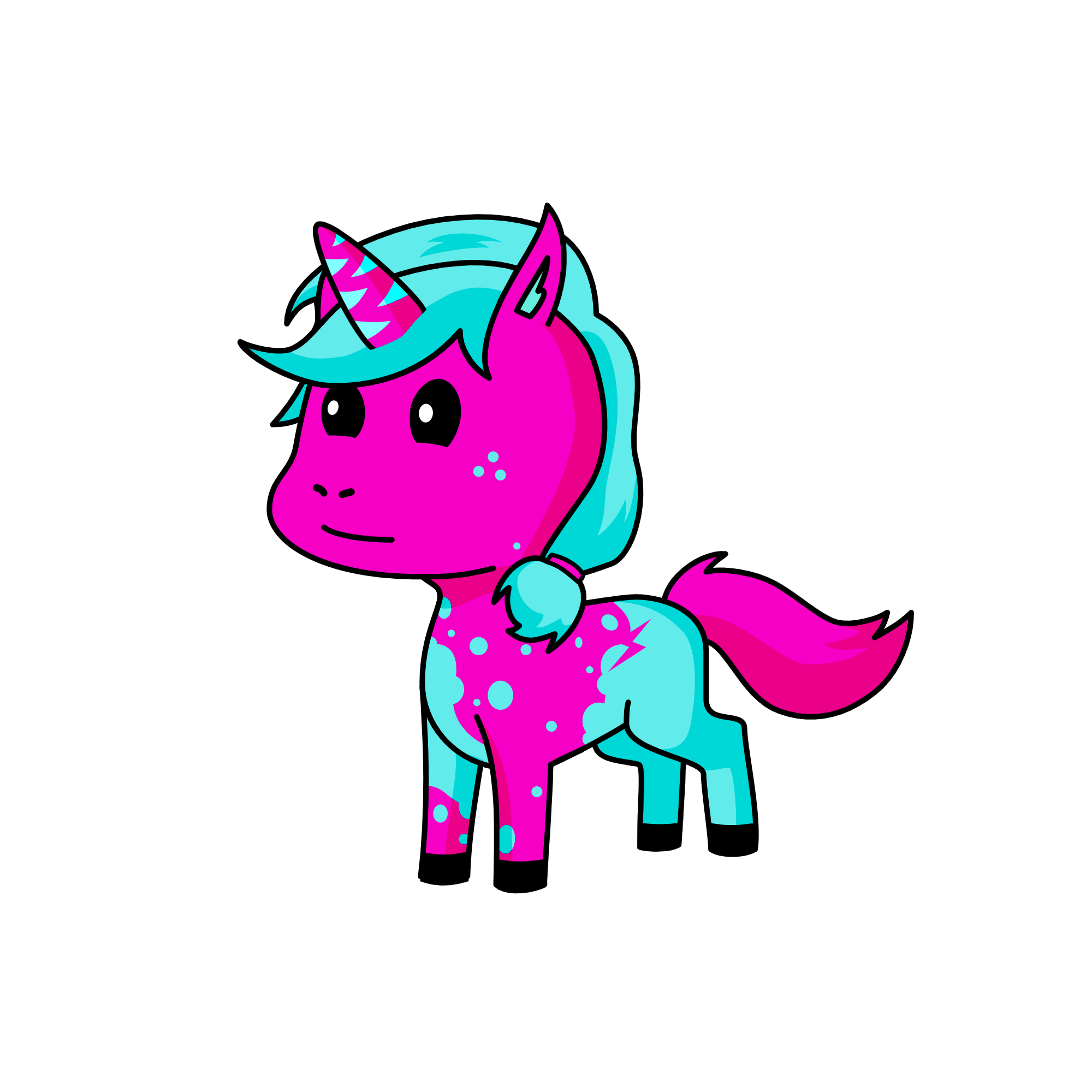 Checkers, the unicorn