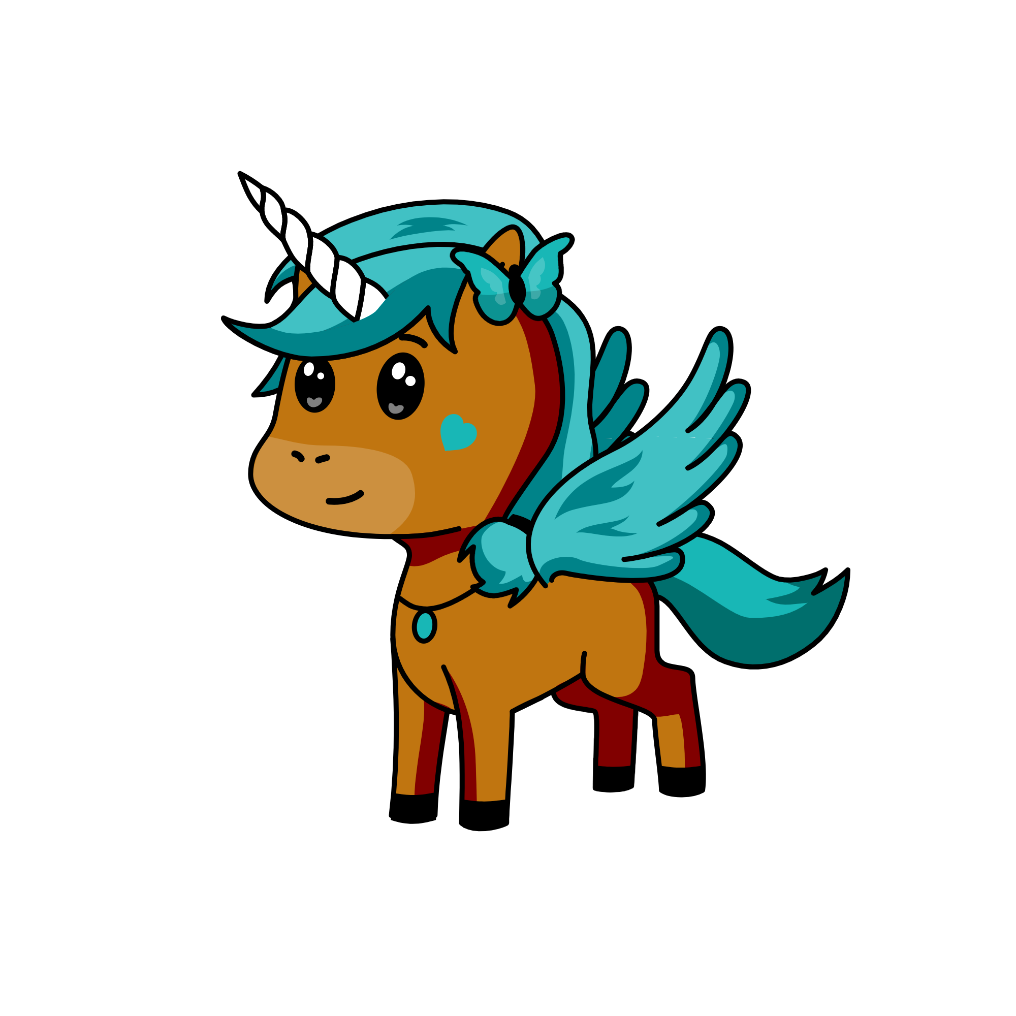 aqua, the unicorn