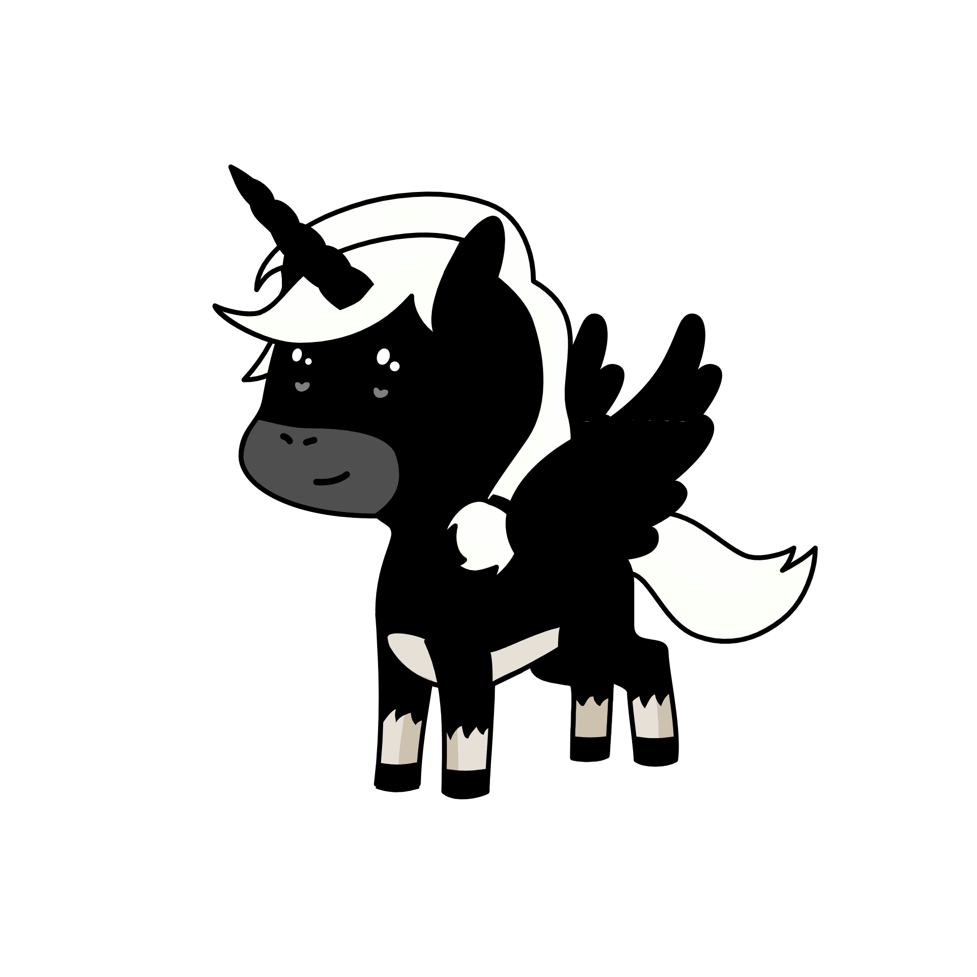 night fall, the unicorn