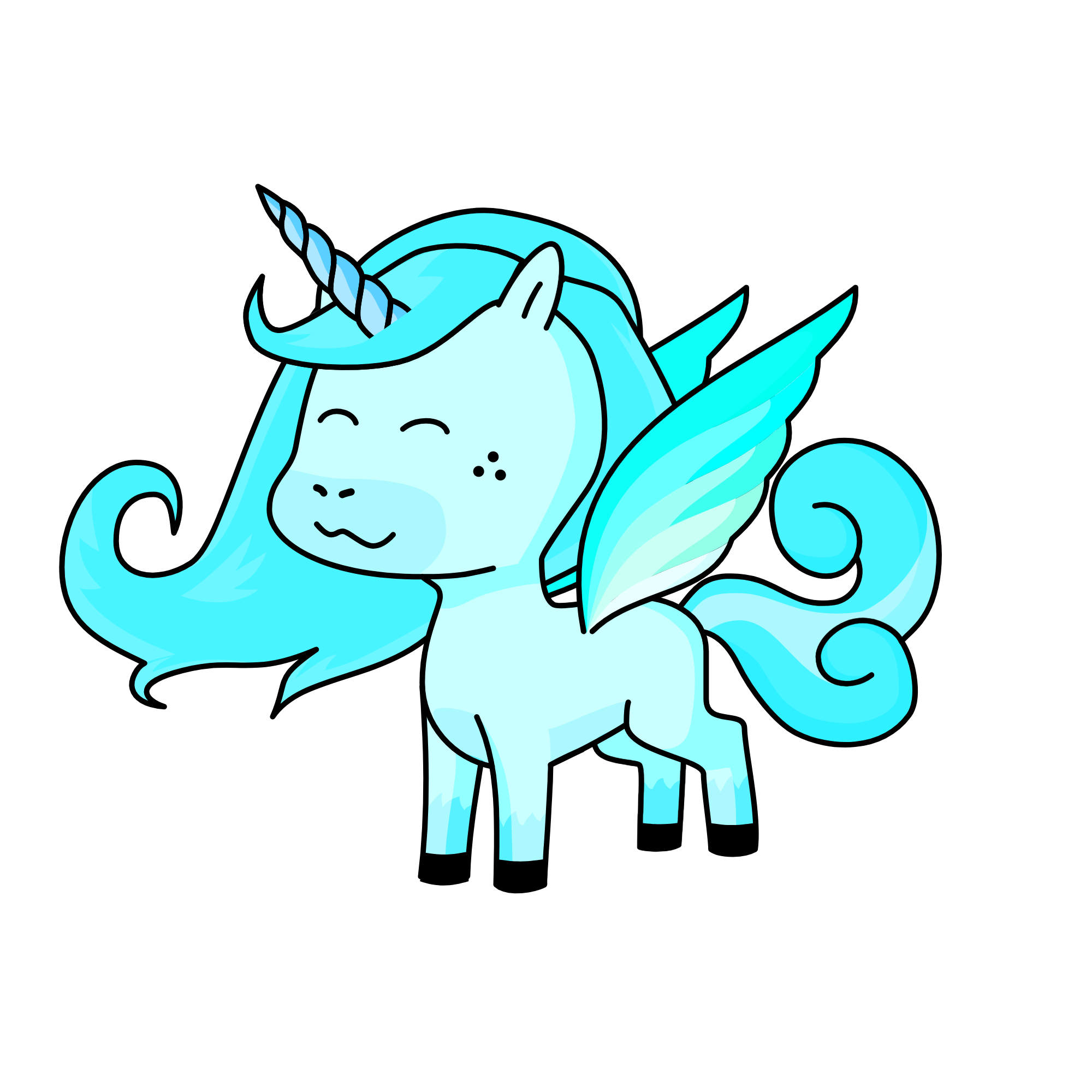 Glacier, the unicorn