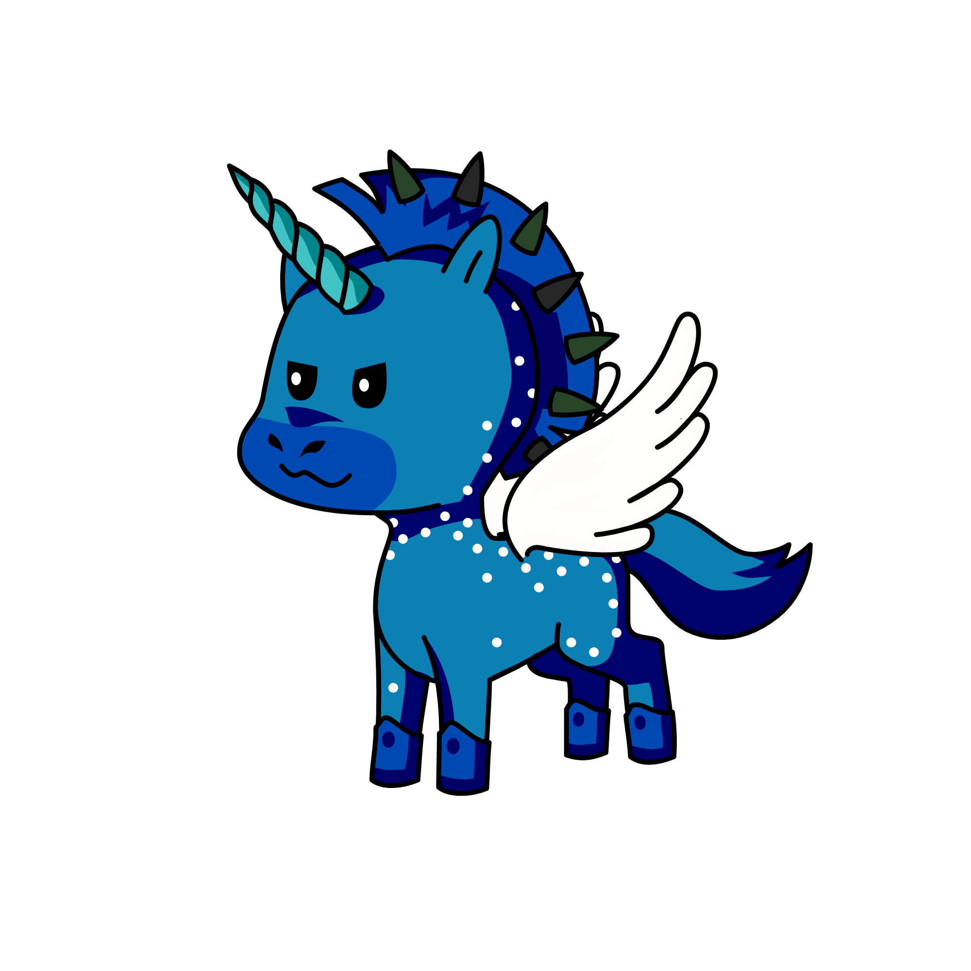 Bronco, the unicorn