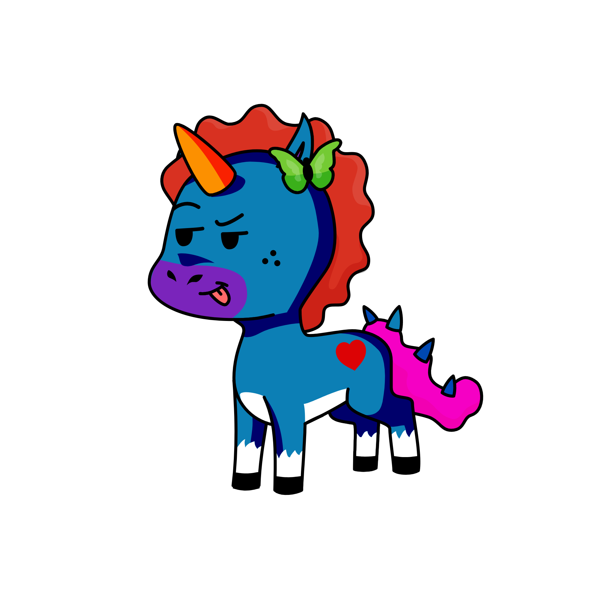 Yowza, the unicorn
