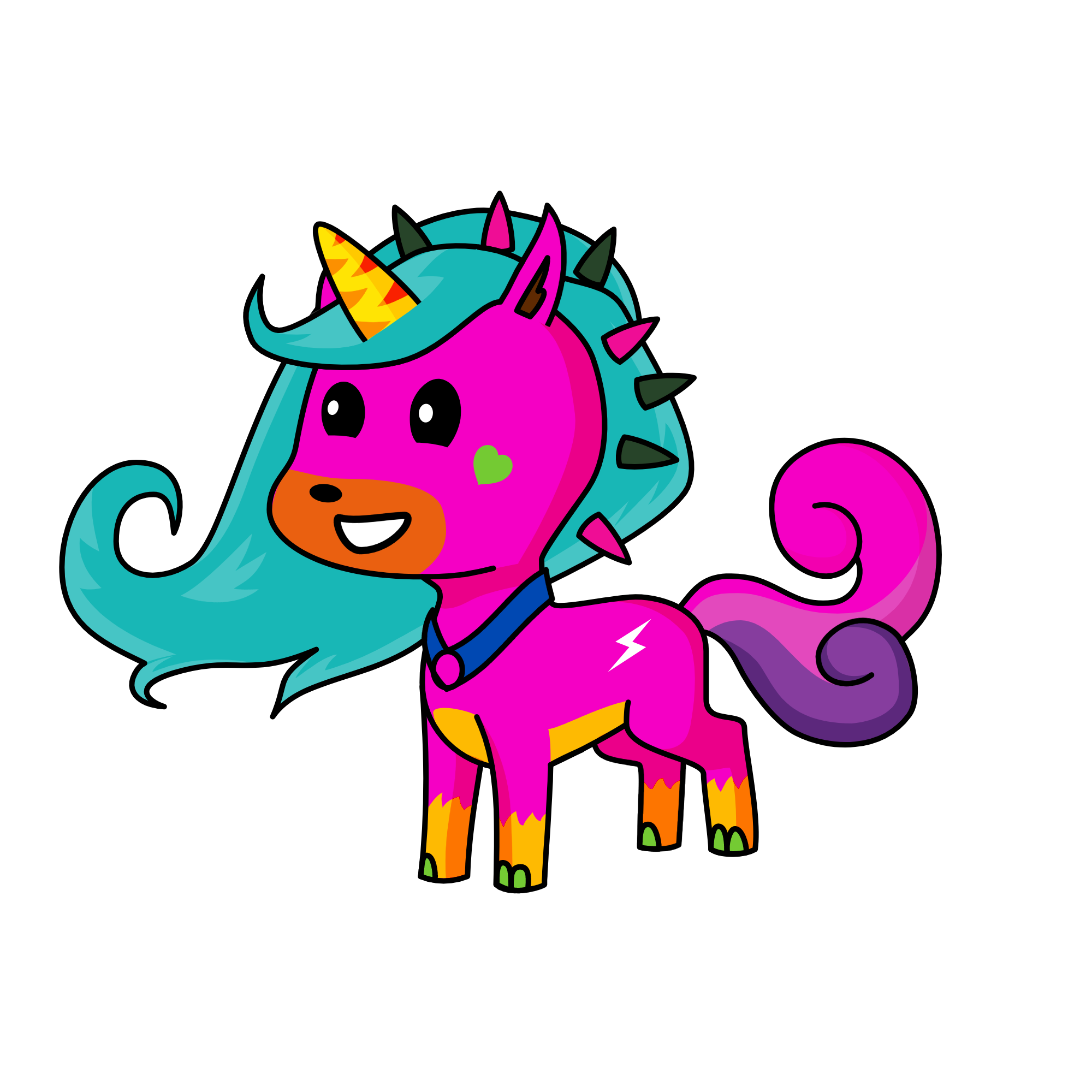 spazz, the unicorn