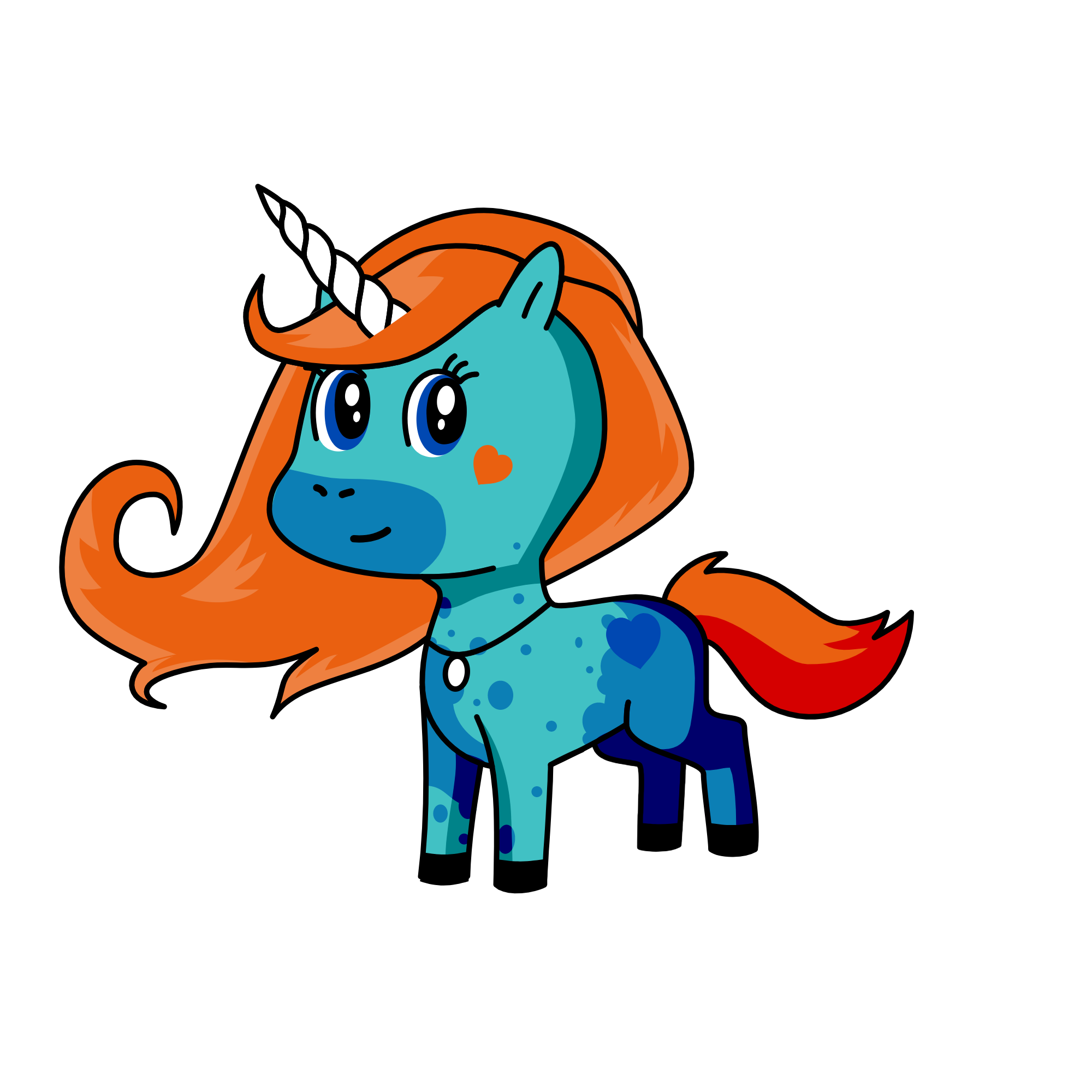 Sea Horse, the unicorn