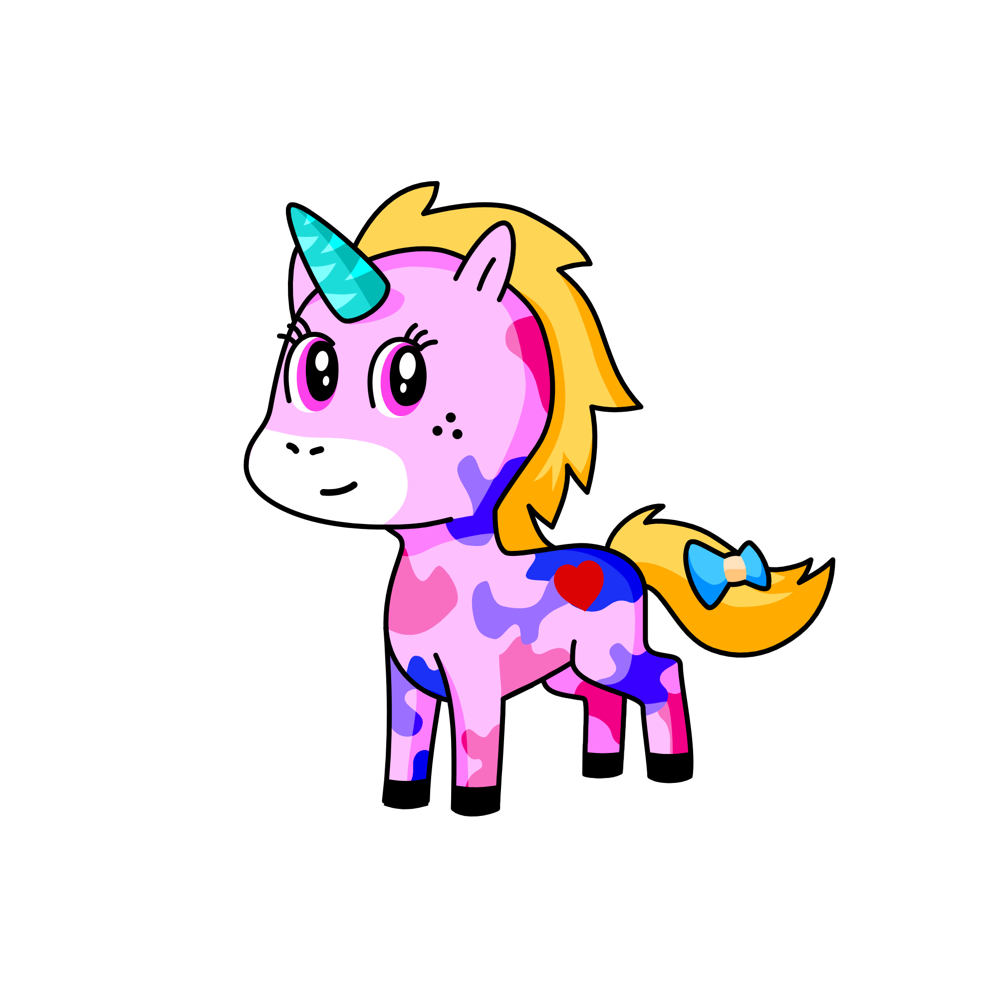 candey, the unicorn