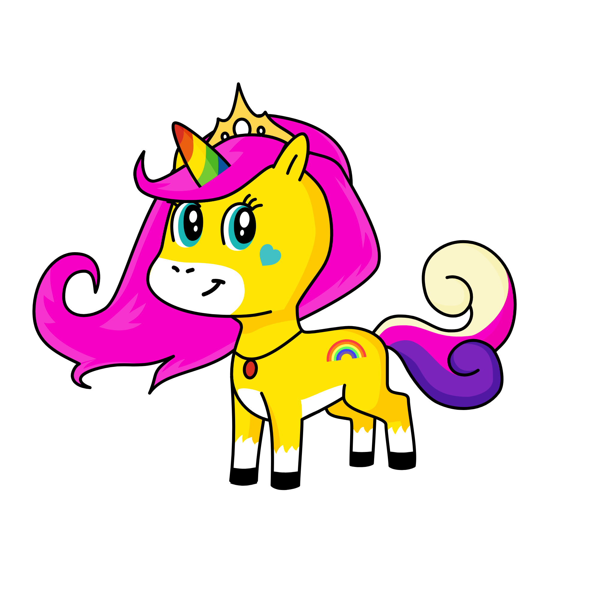 gökkuşağı, the unicorn