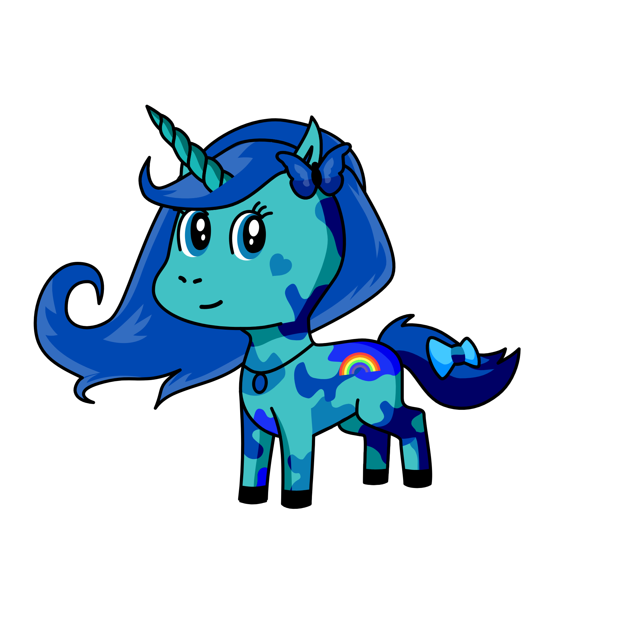 облачко, the unicorn