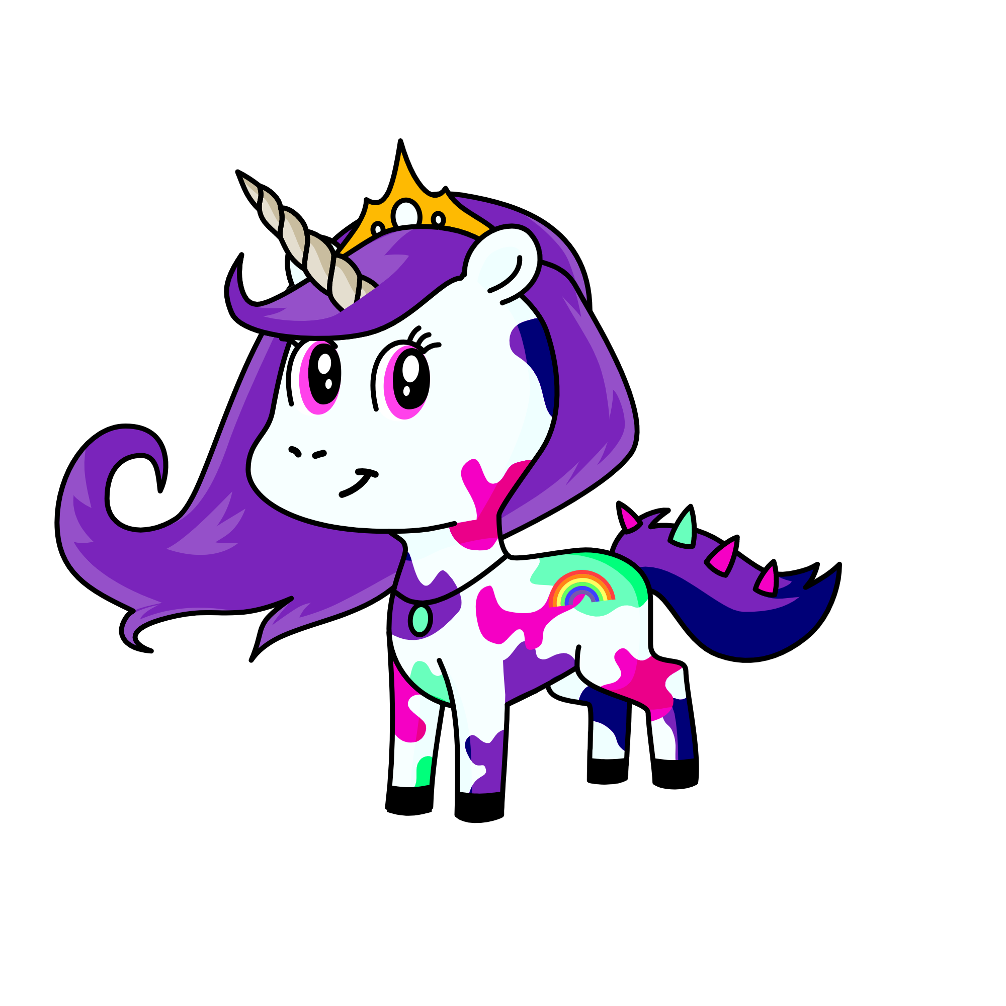 princess rainbowcake, the unicorn