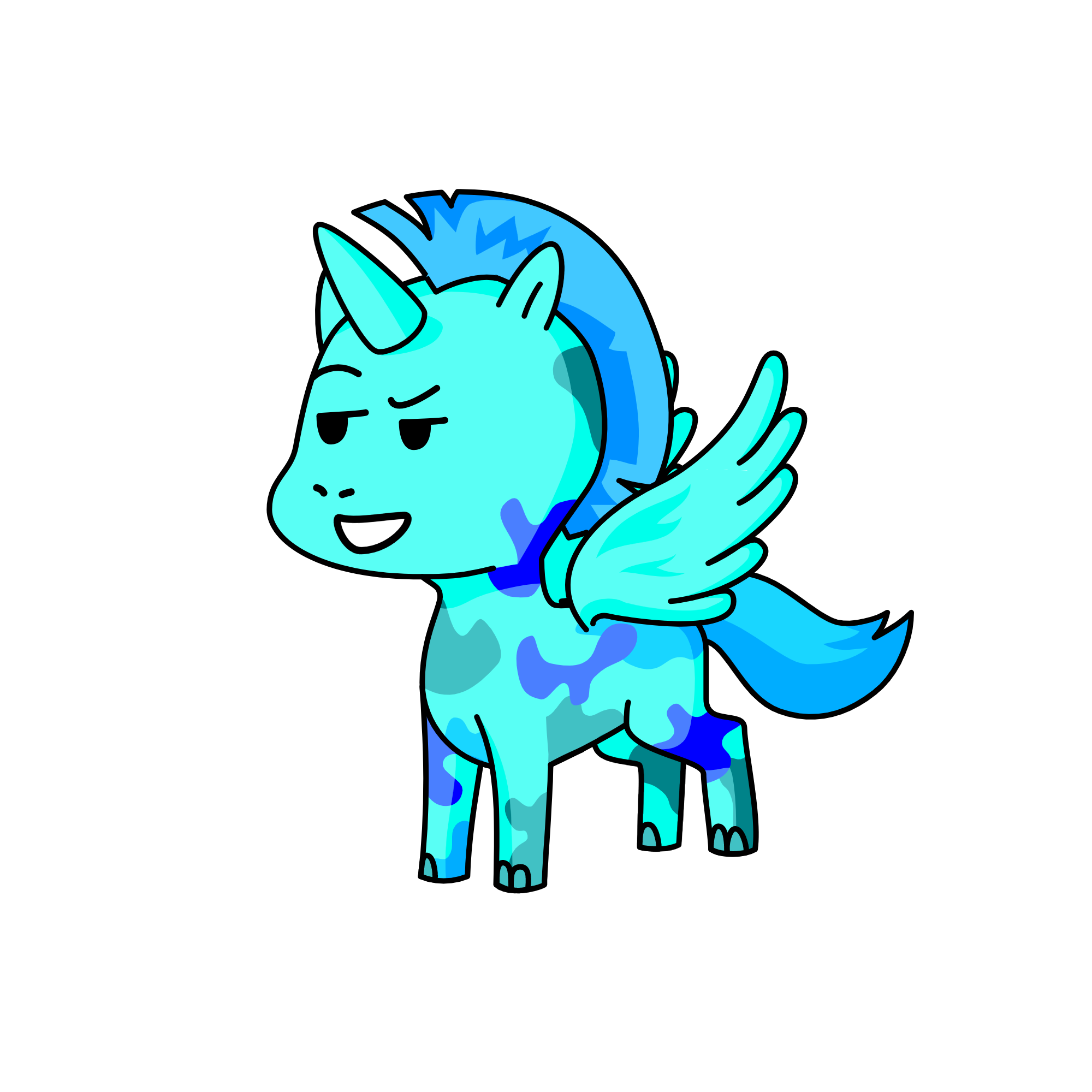 снежок, the unicorn