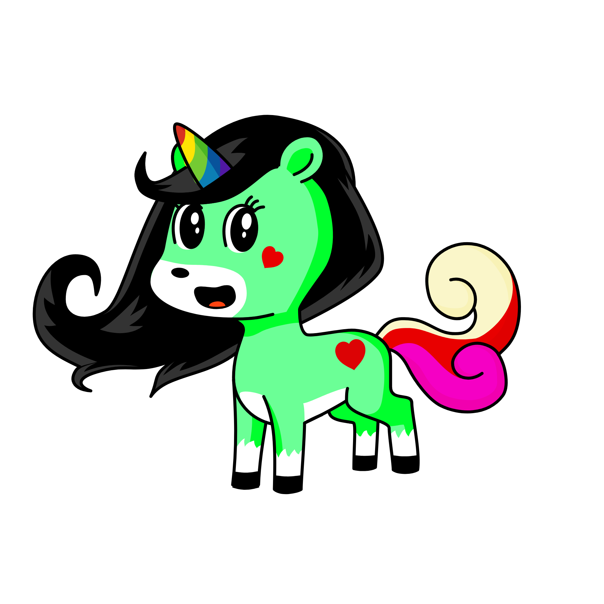 kötü cornify, the unicorn
