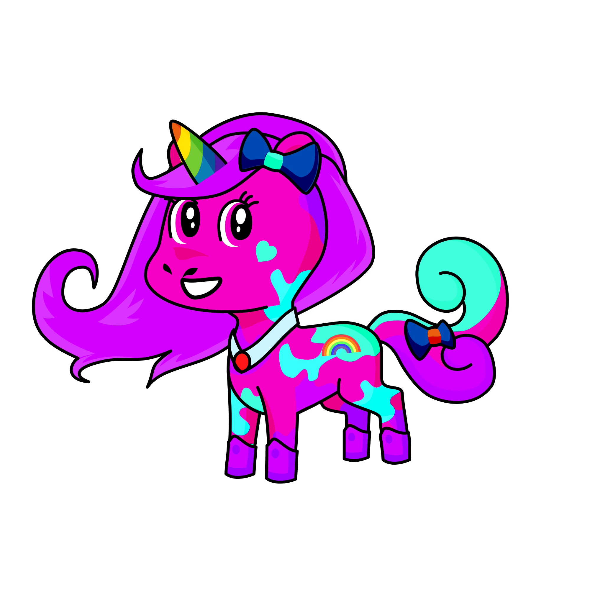 coloury, the unicorn