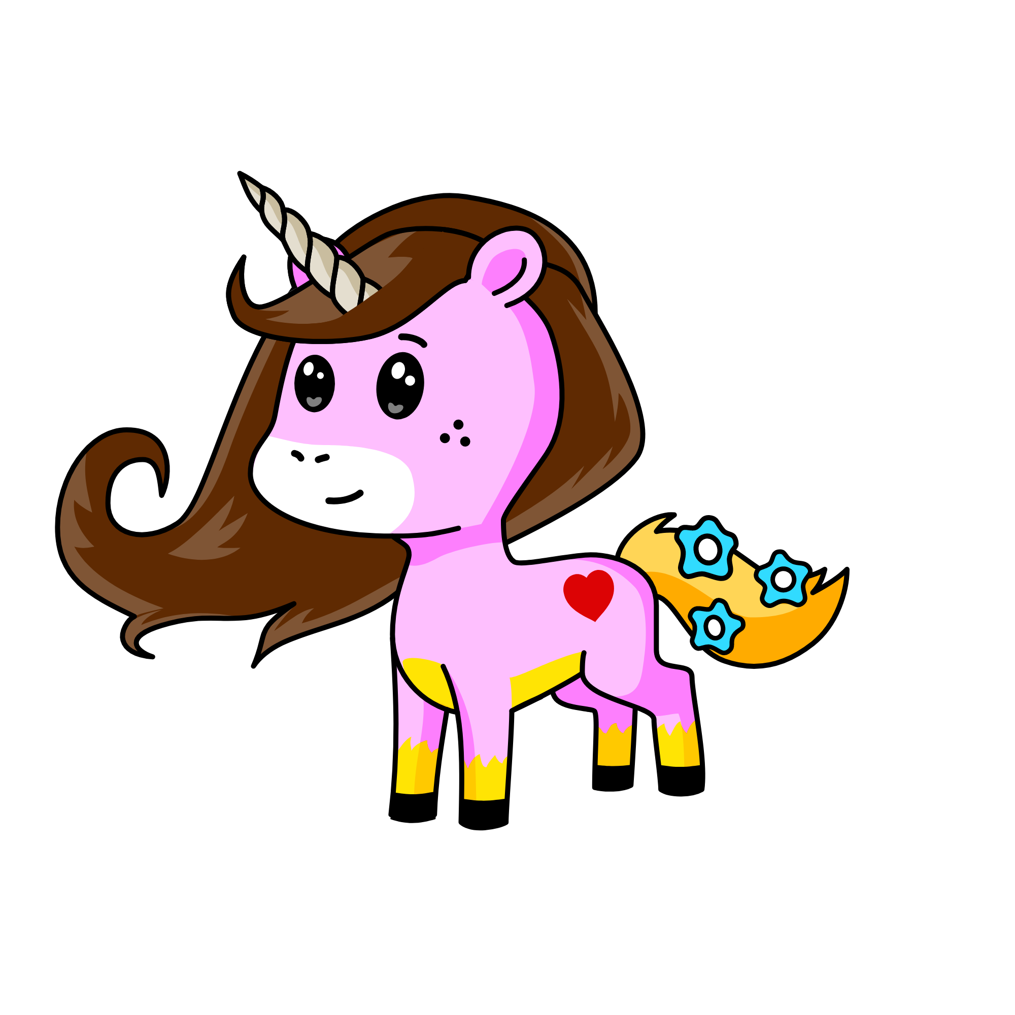 Cloud Shiny, the unicorn
