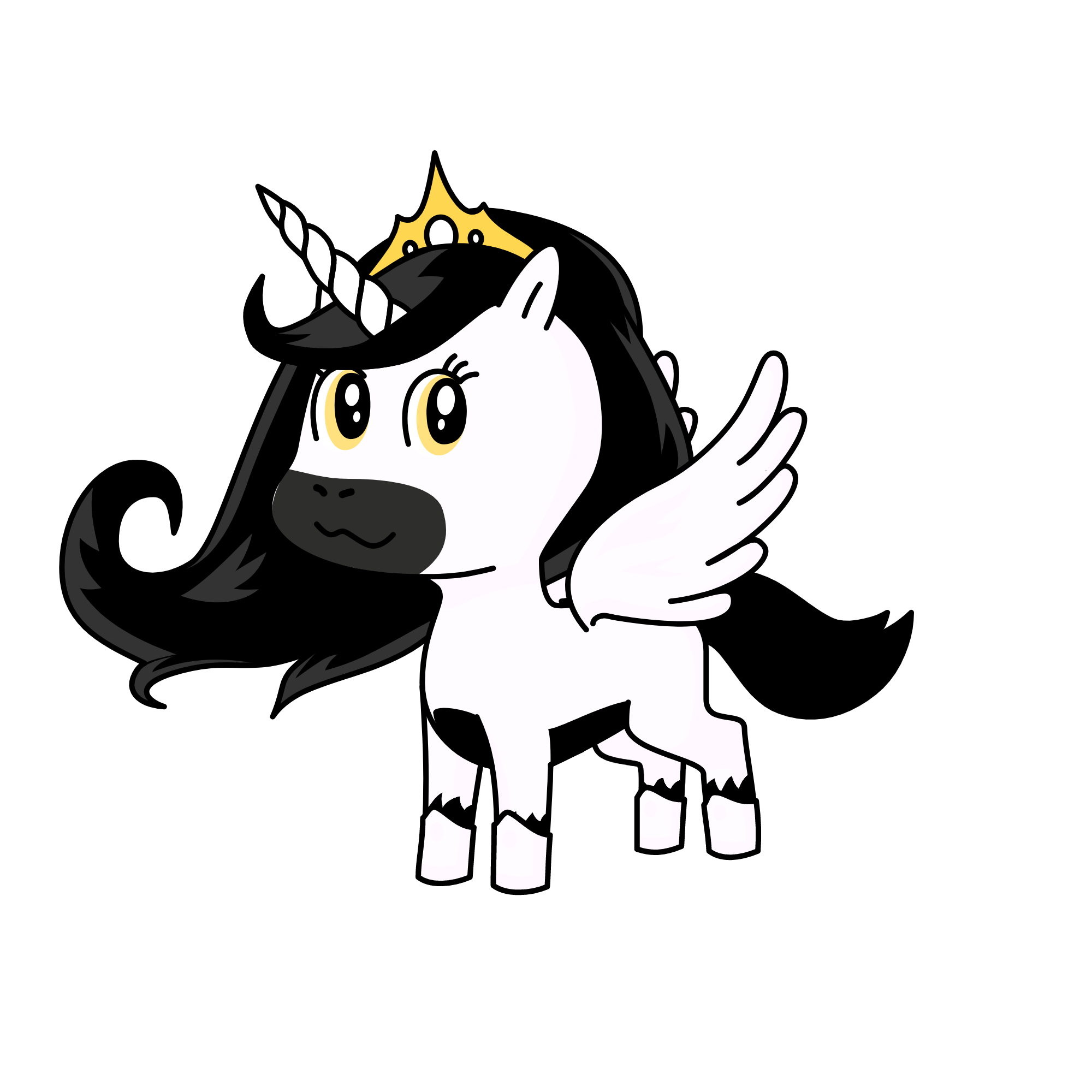 Queen Cloudstar, the unicorn