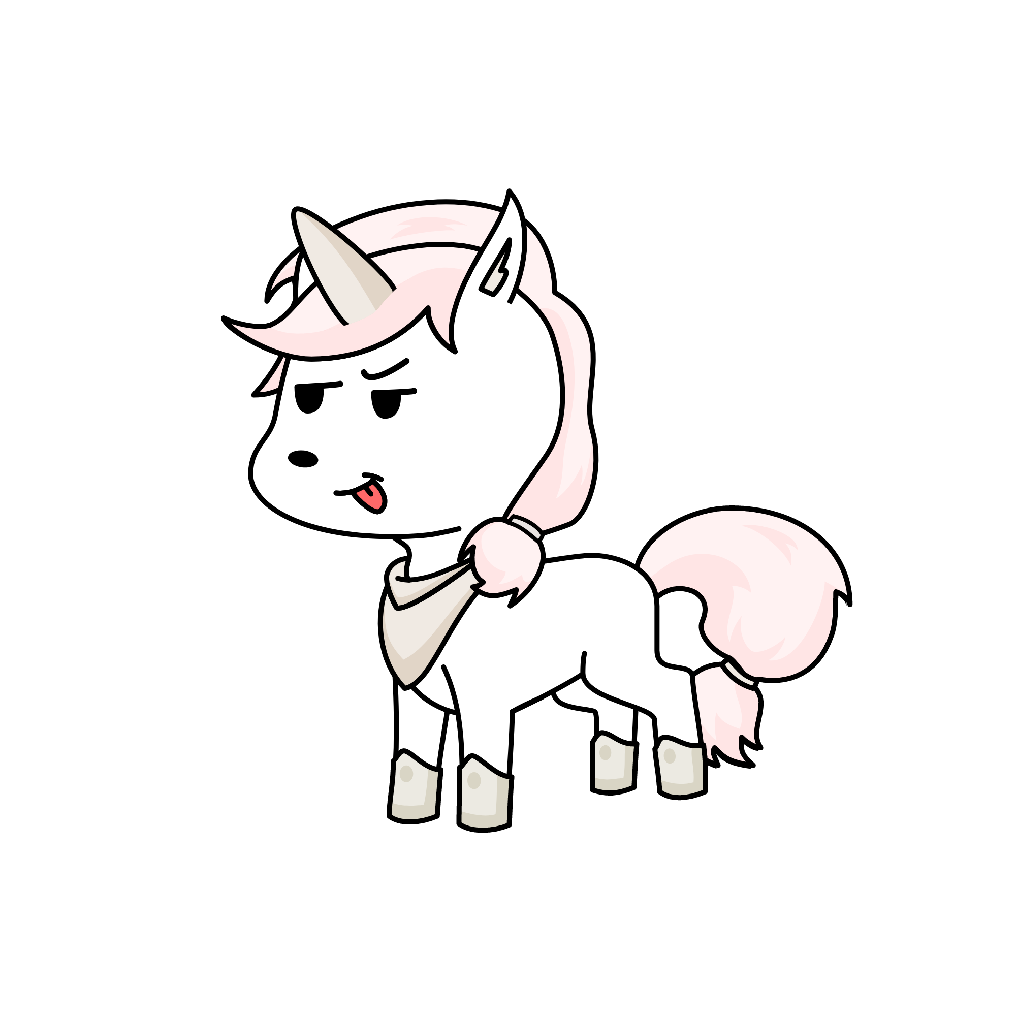 Снежка, the unicorn