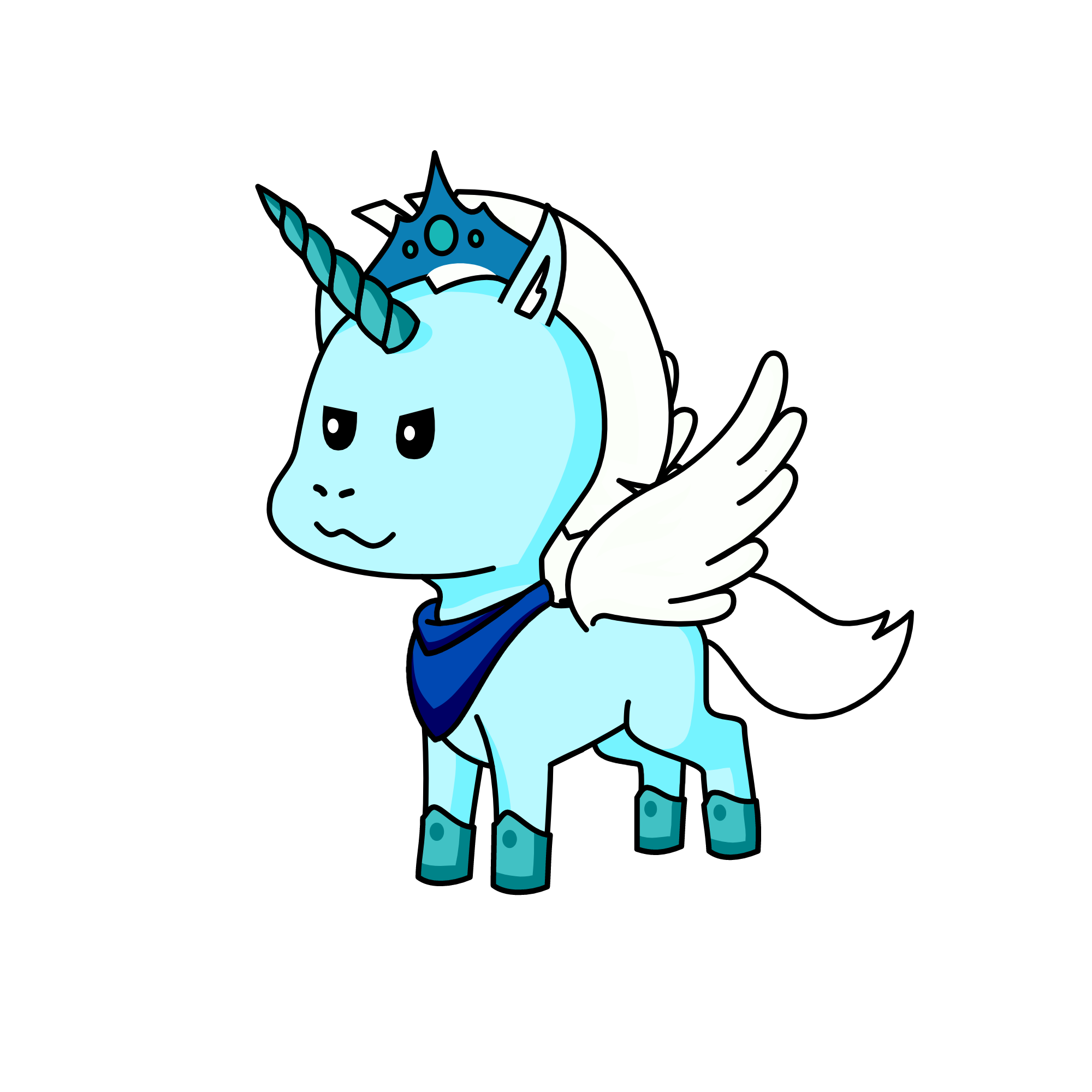 King Skylar, the unicorn