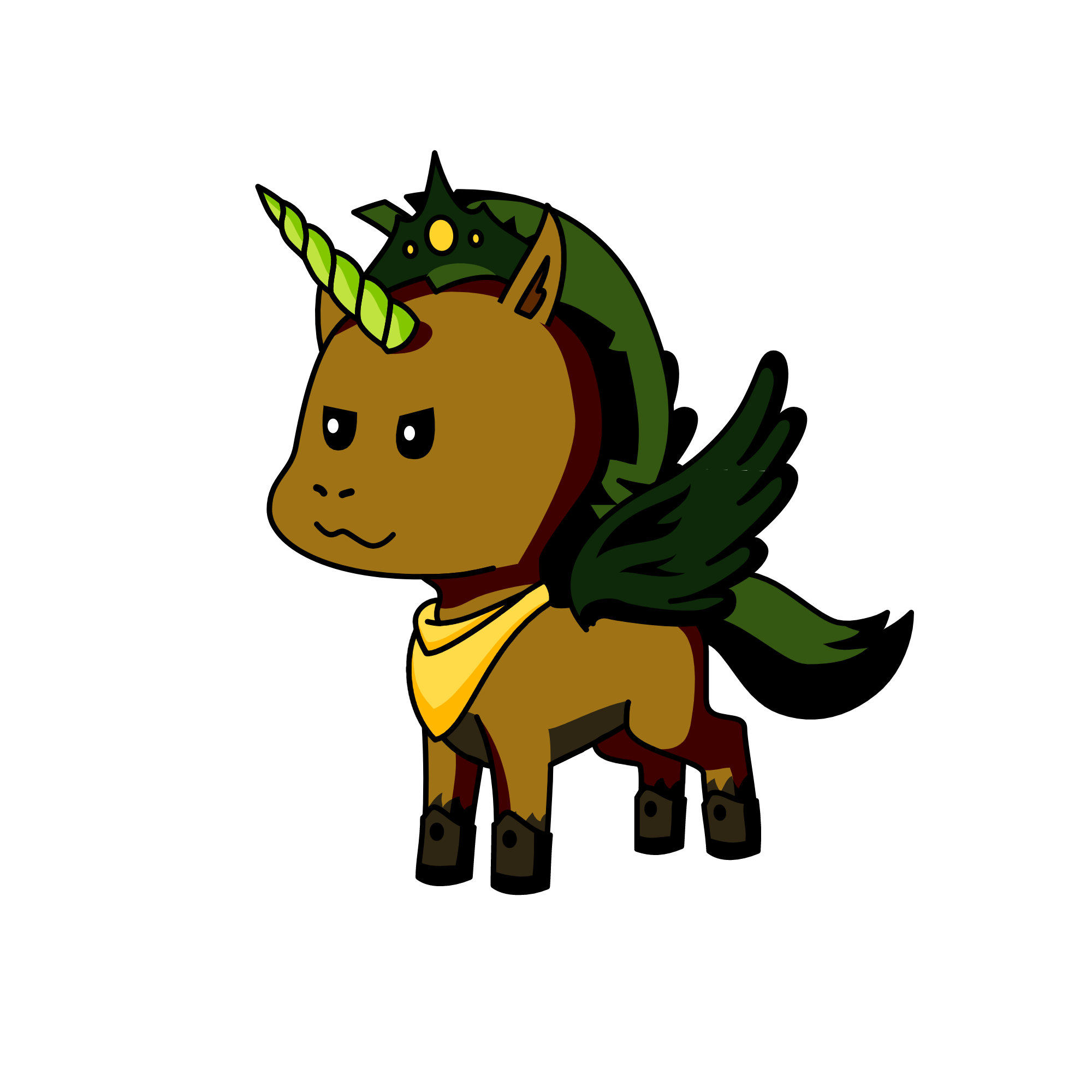 King Pine, the unicorn