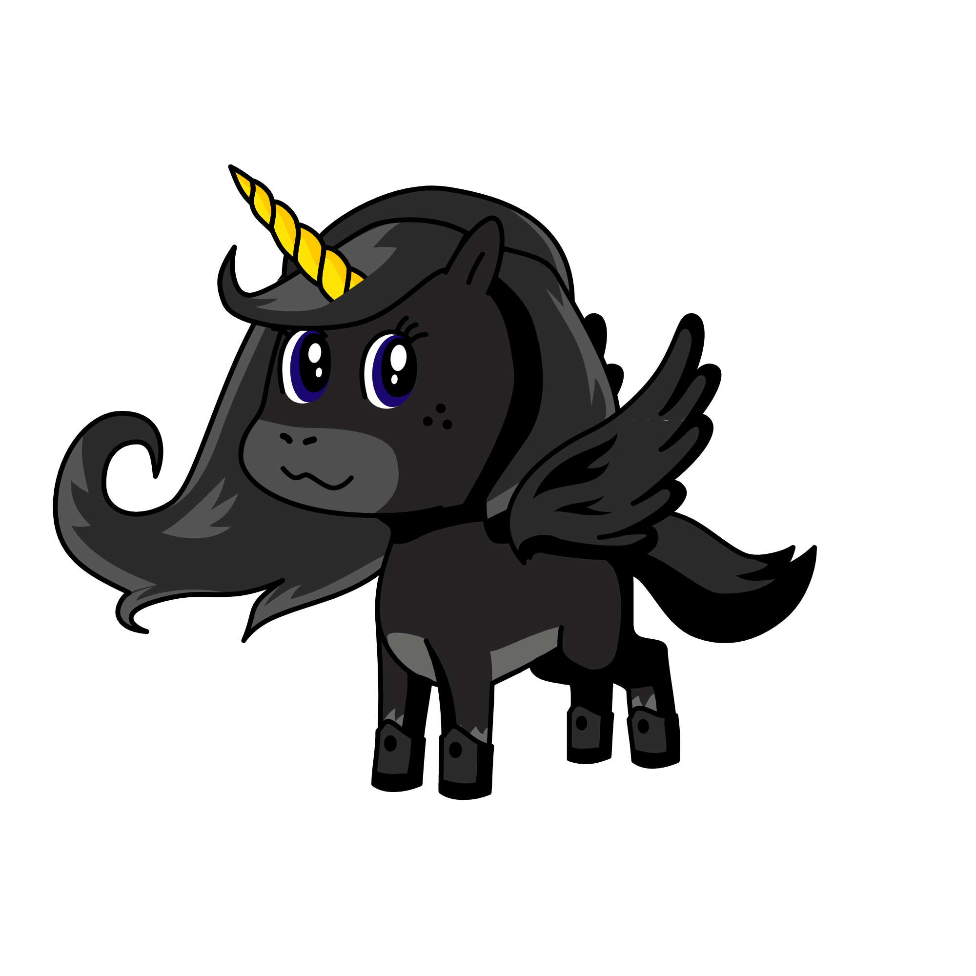 Queen Nightstar, the unicorn