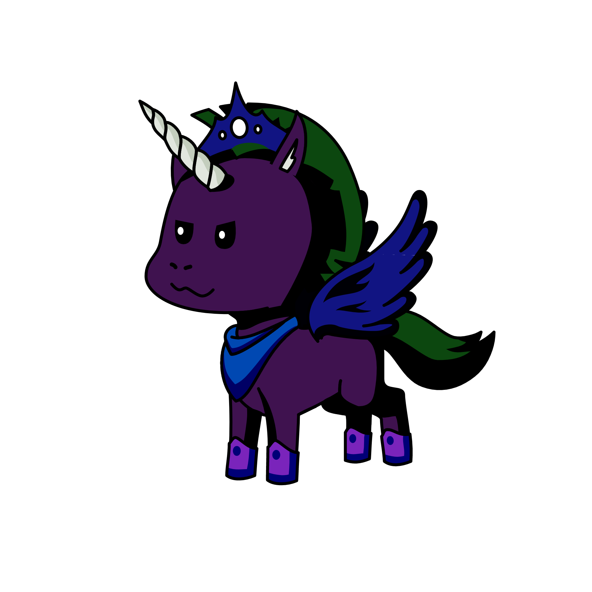 King Everest, the unicorn