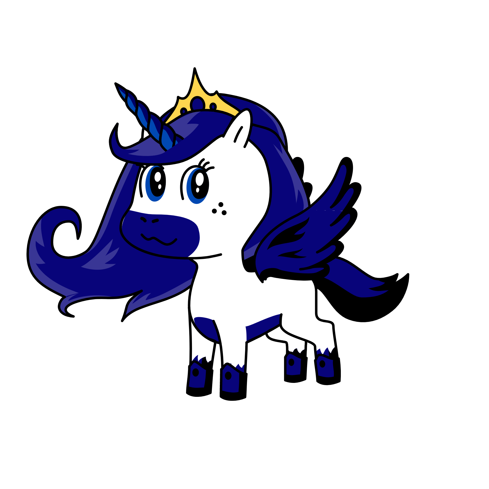 Queen Frost, the unicorn