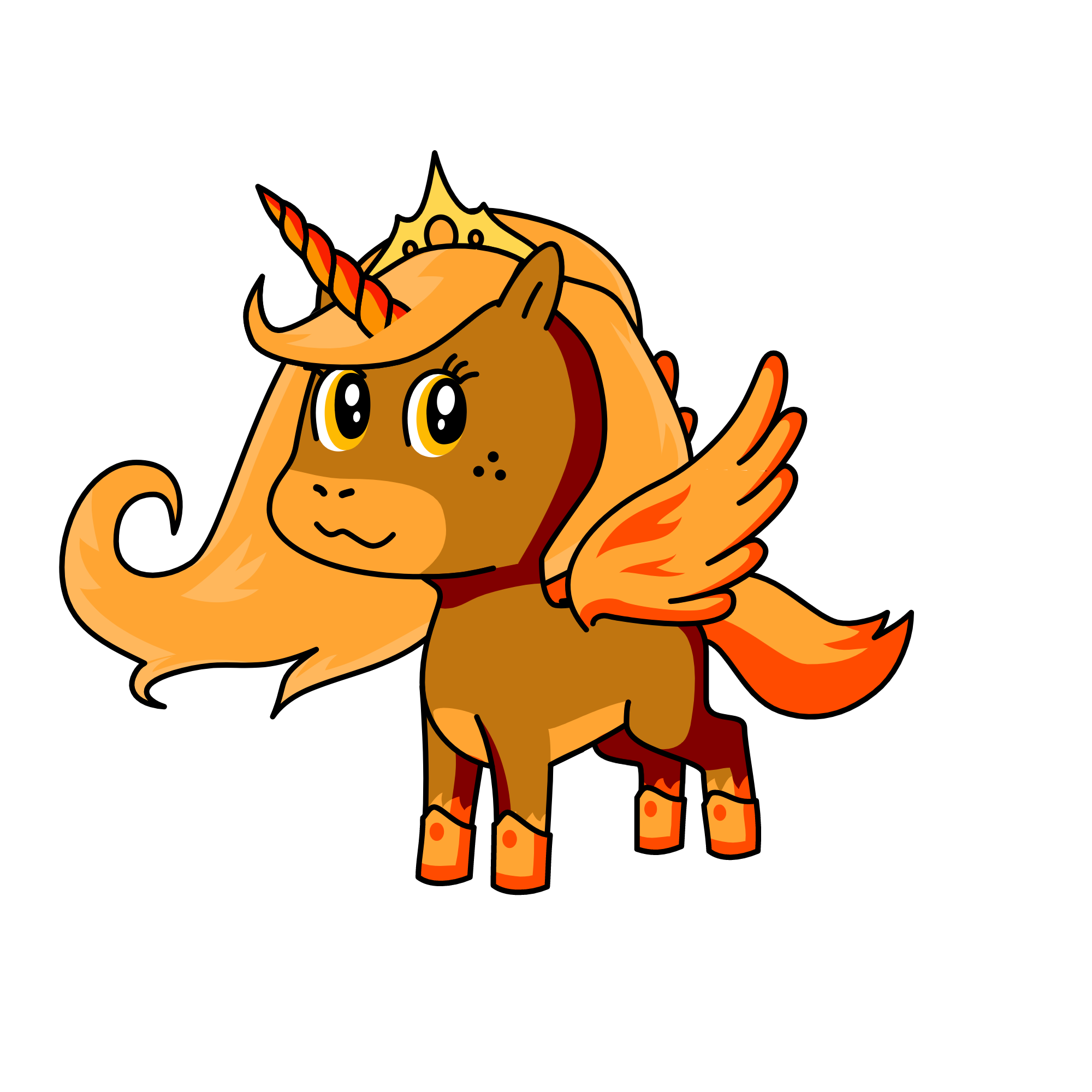 Queen Lightstar, the unicorn