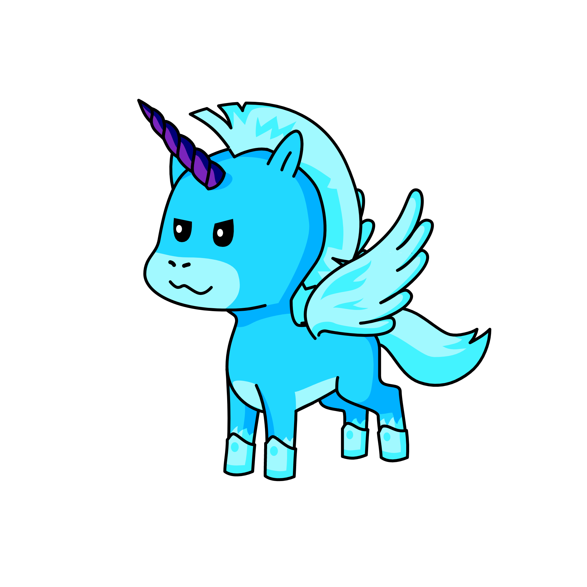 Rain, the unicorn