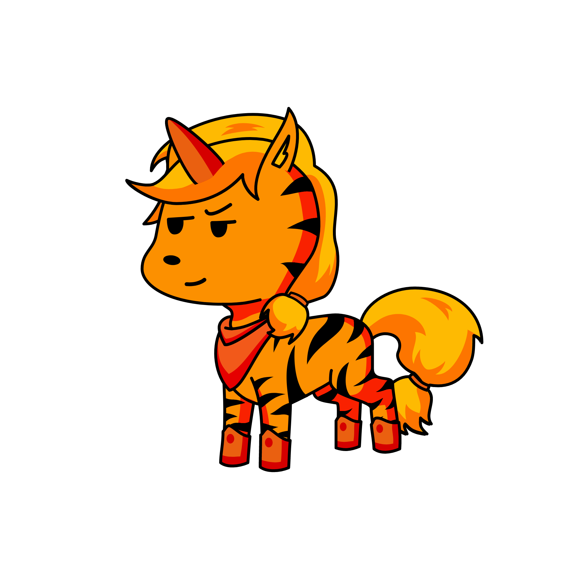 Беспощадная Тигрица, the unicorn