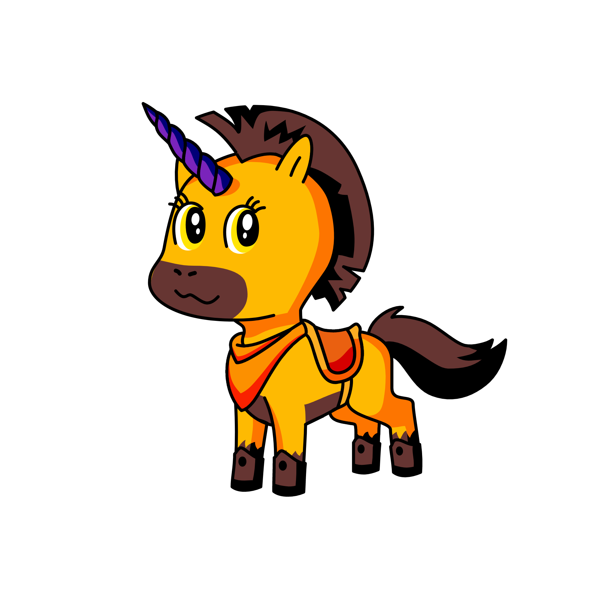 Flame, the unicorn