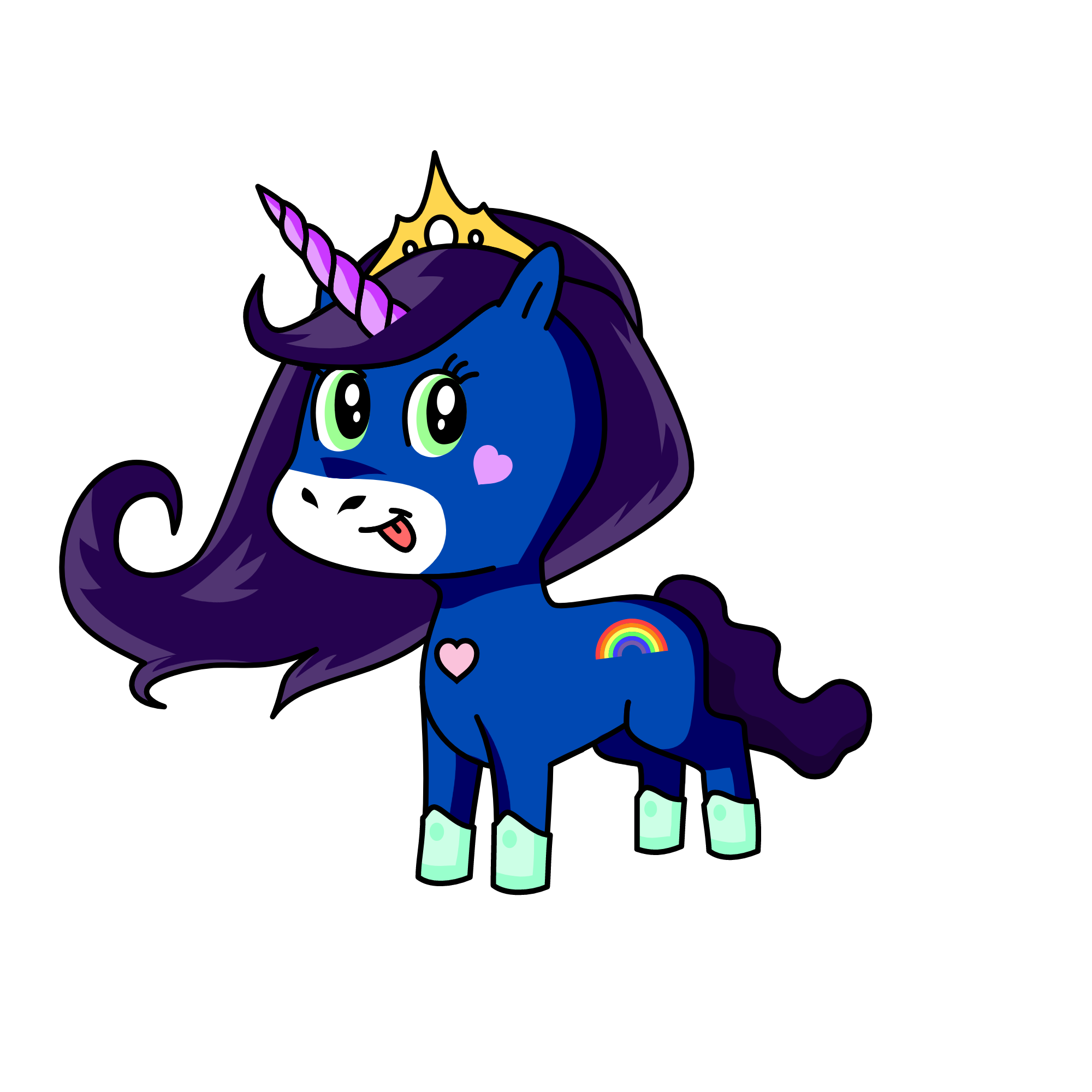 Queenie, the unicorn