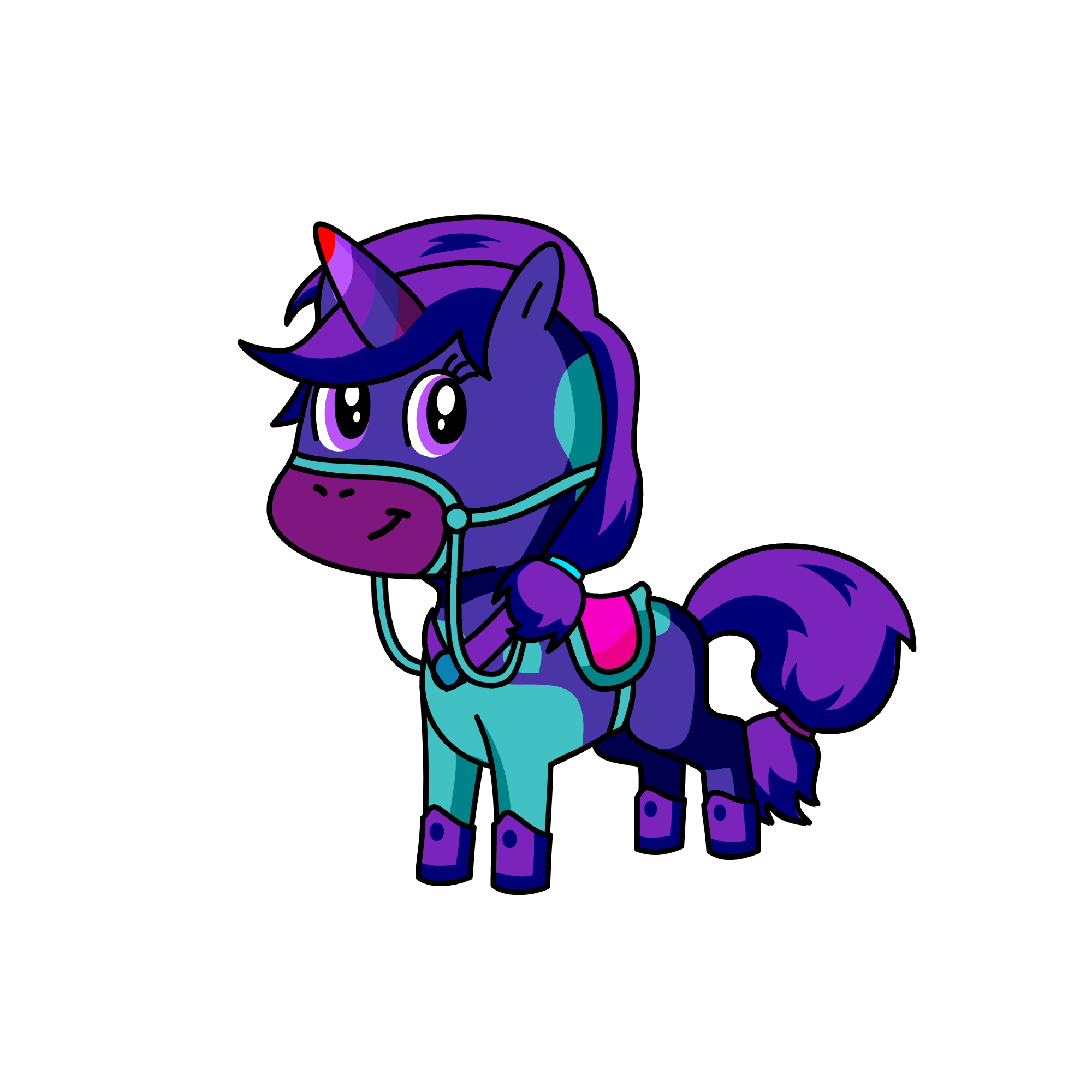 Midnight, the unicorn