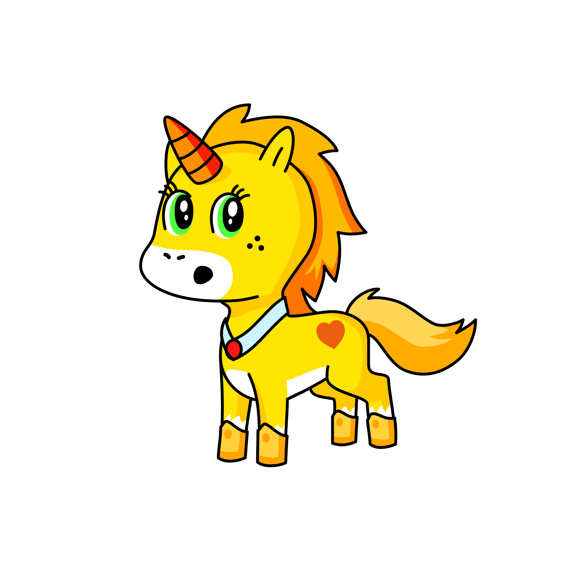 Sunshine, the unicorn