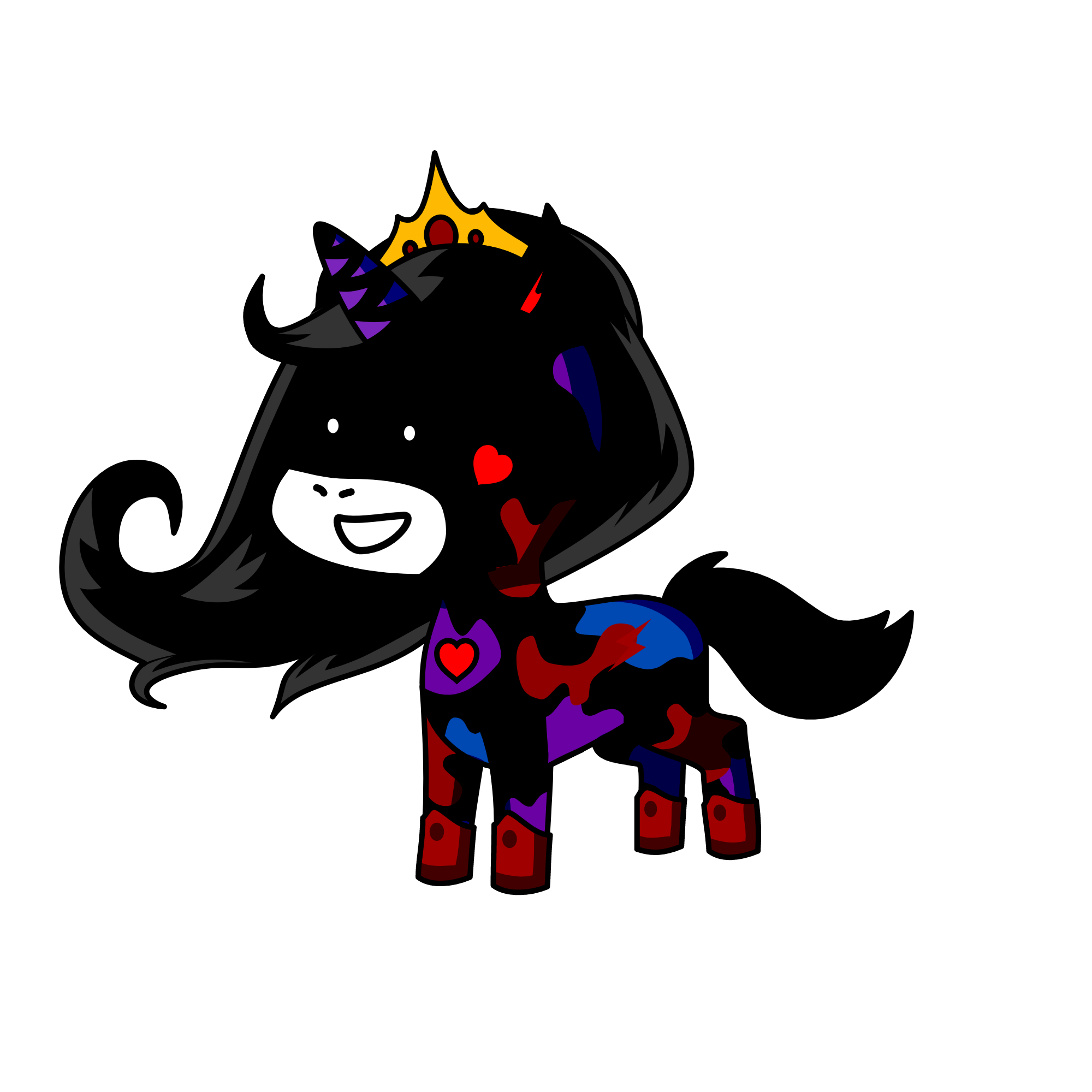 princess of the shadows, the unicorn