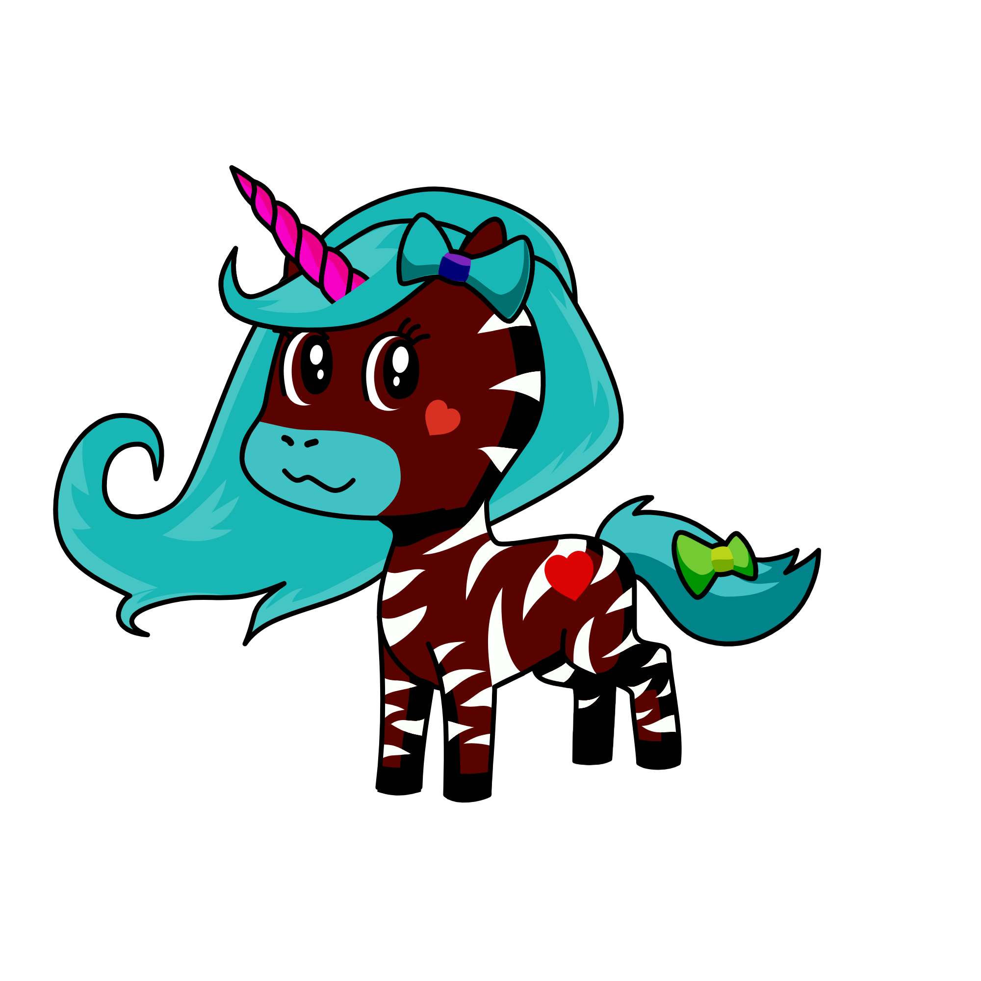 Coral, the unicorn