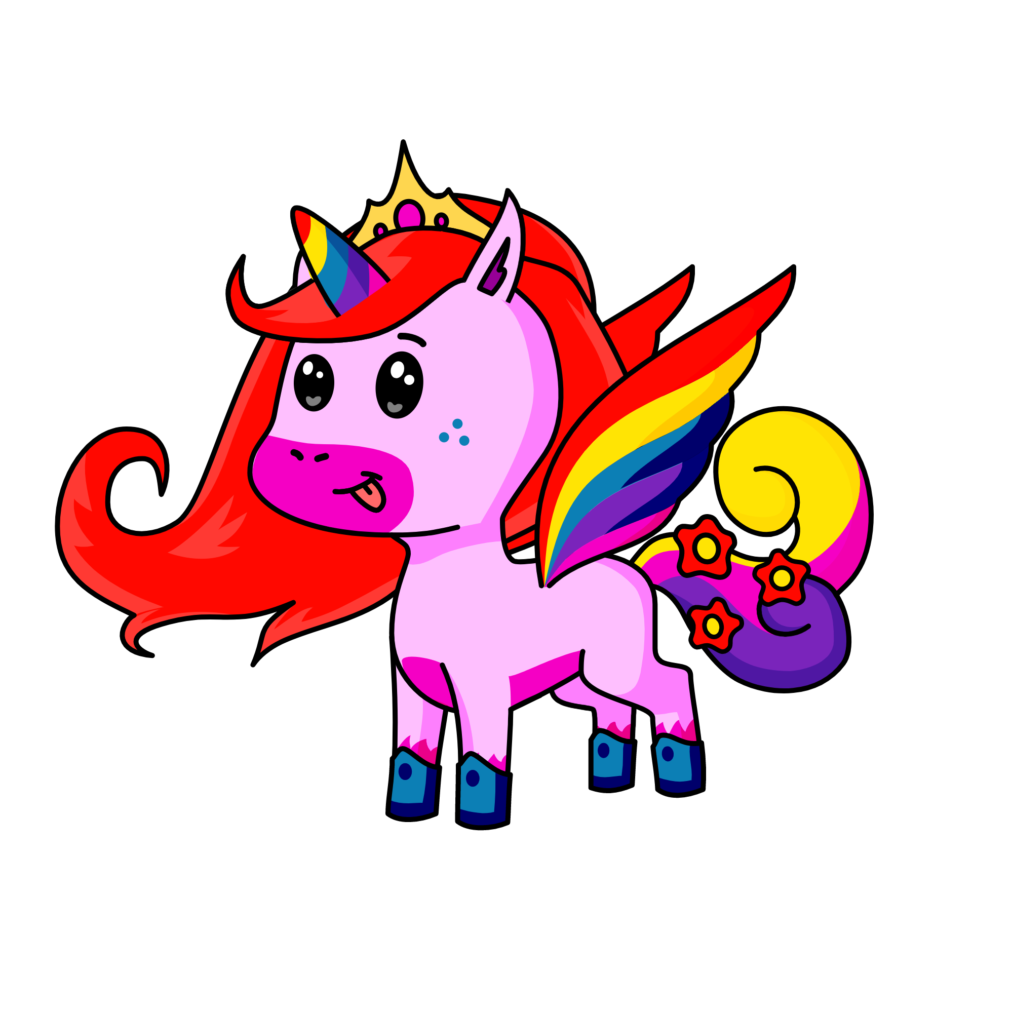 rainbow, the unicorn