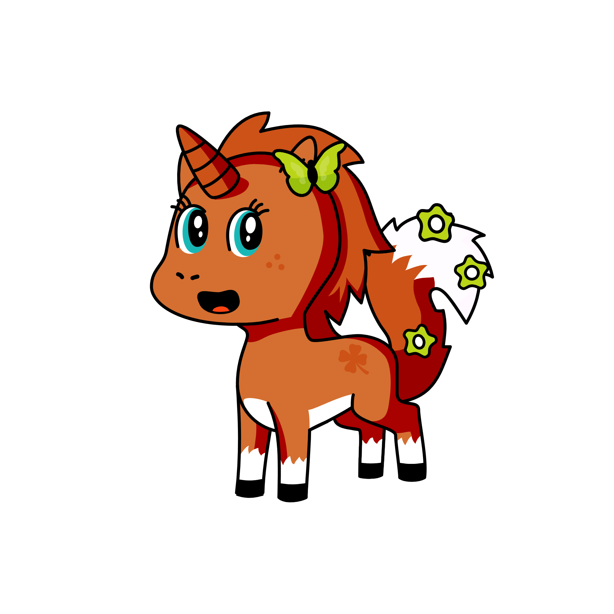 Foxy, the unicorn