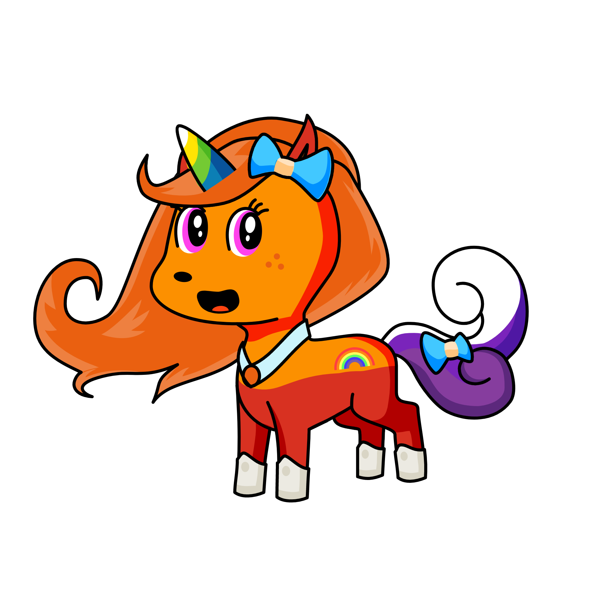 Flamicorn the 1st, the unicorn