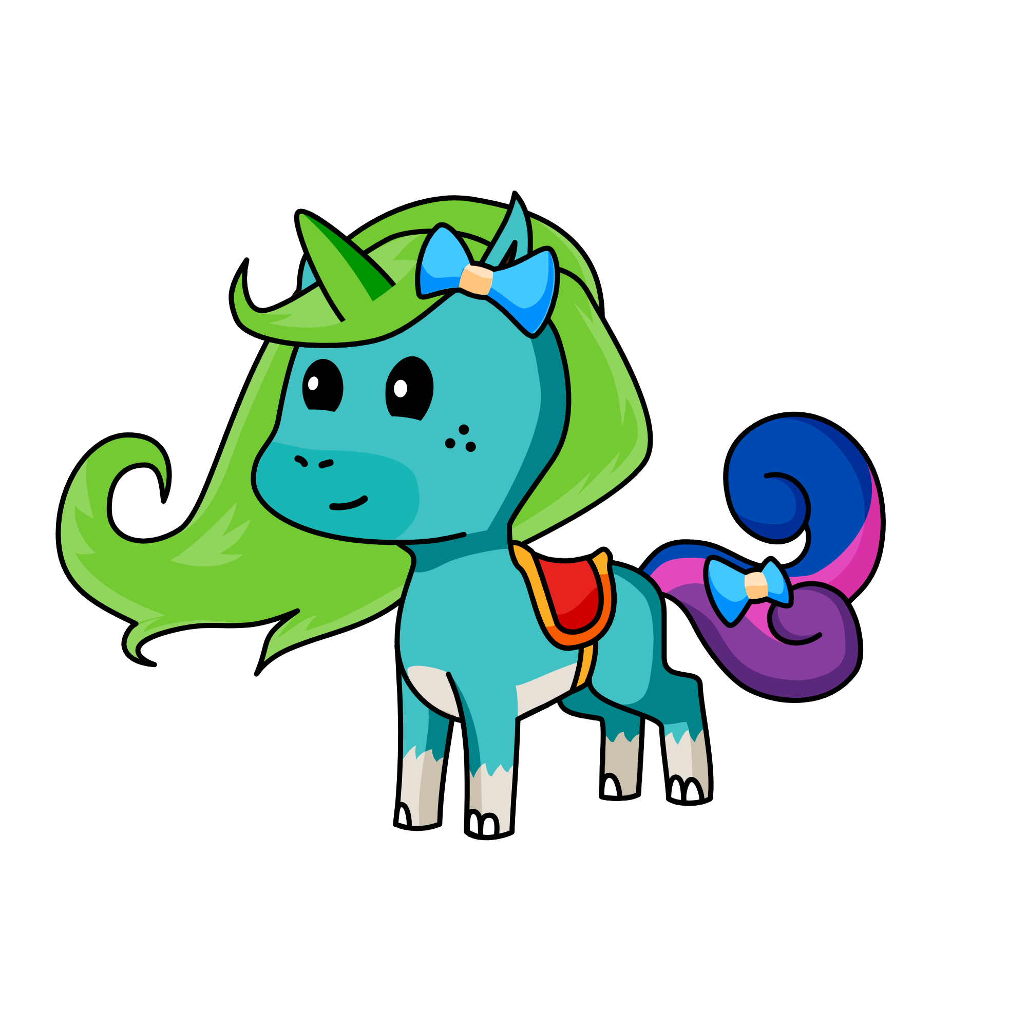 Light Bow, the unicorn
